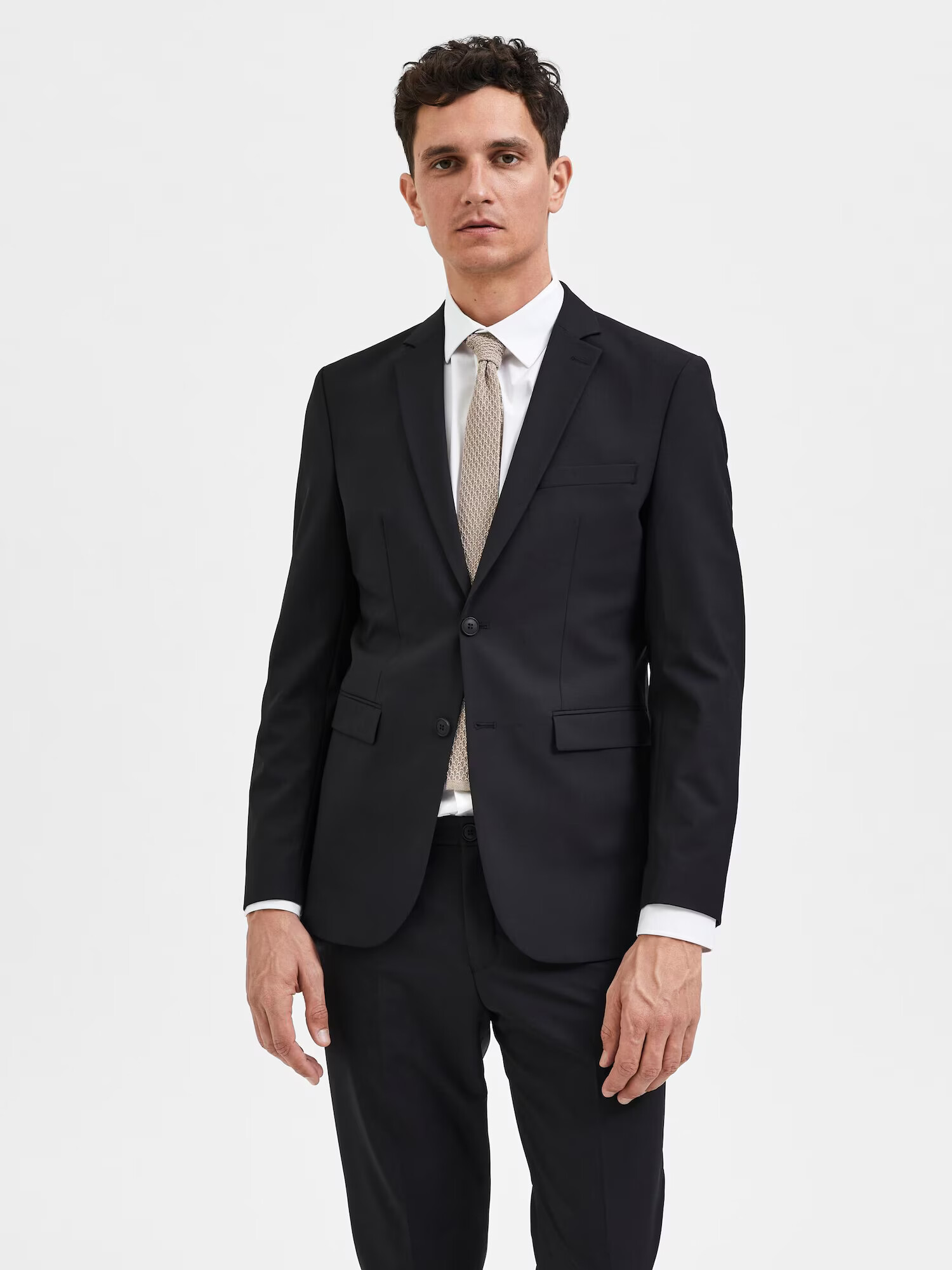 SELECTED HOMME Sacou 'Elon' negru - Pled.ro