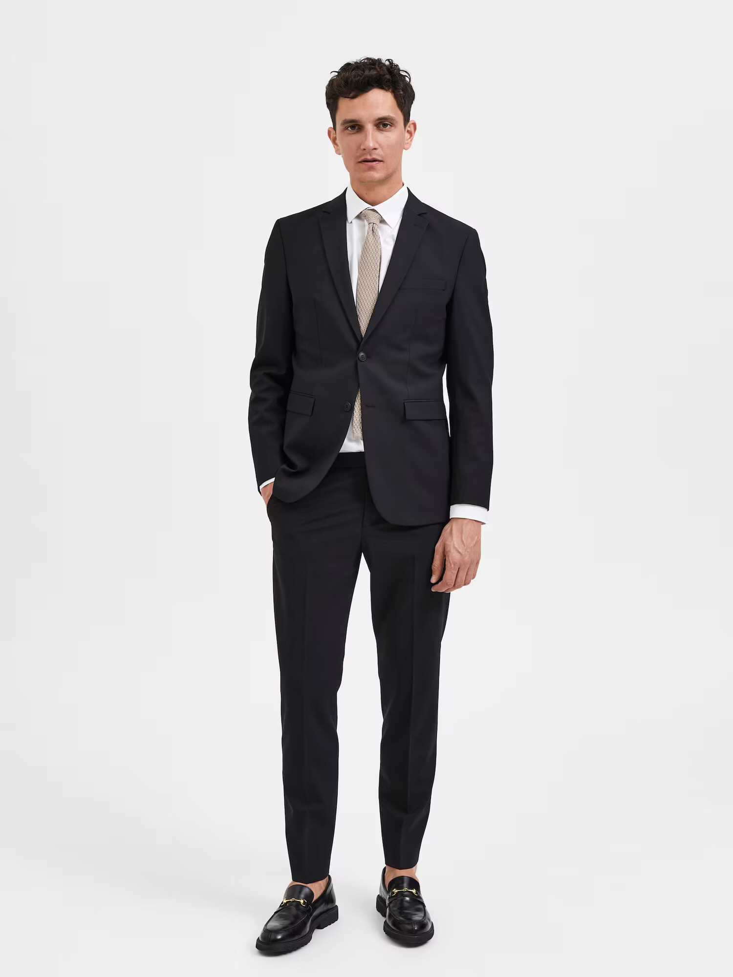 SELECTED HOMME Sacou 'Elon' negru - Pled.ro