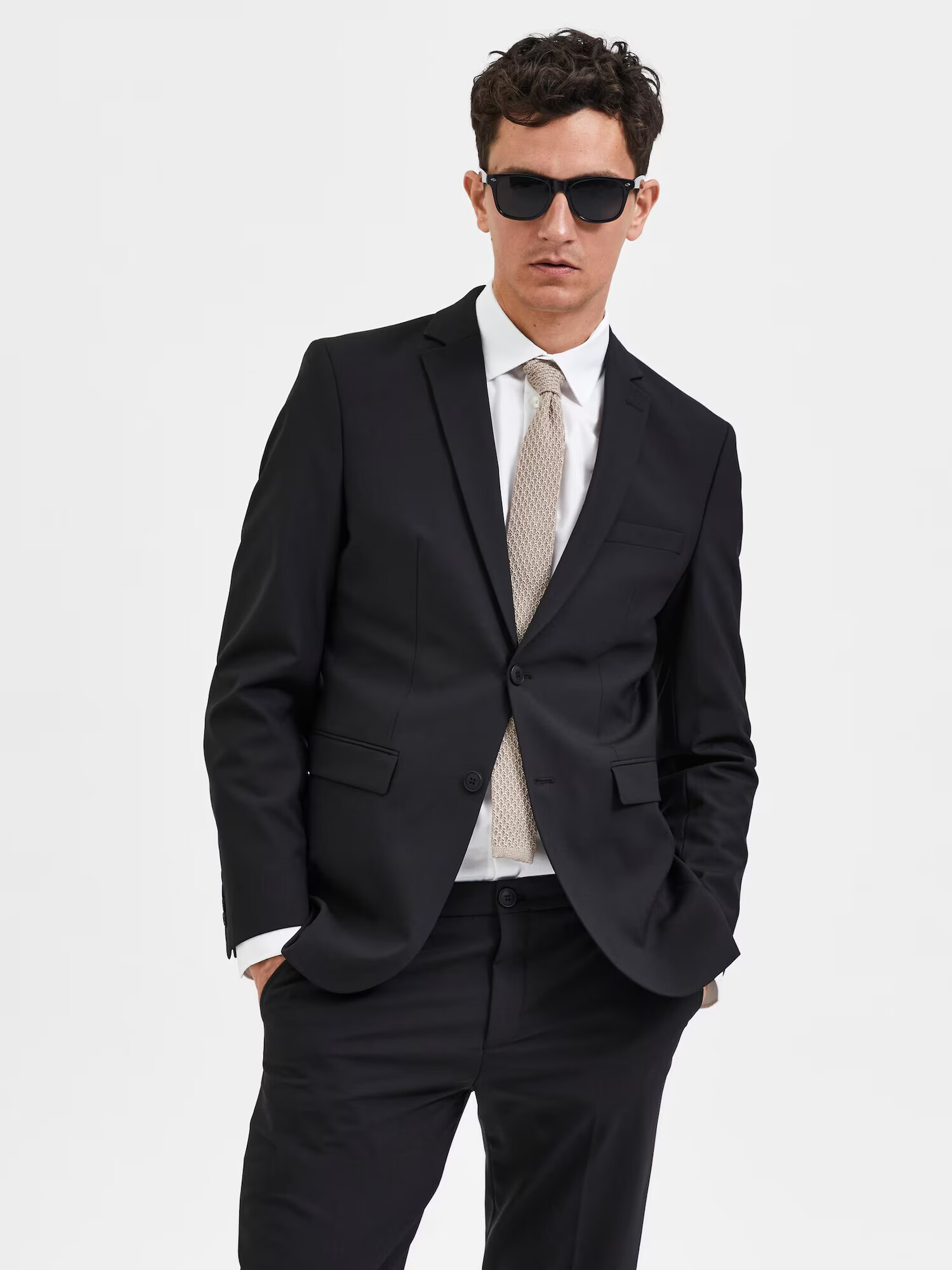 SELECTED HOMME Sacou 'Elon' negru - Pled.ro