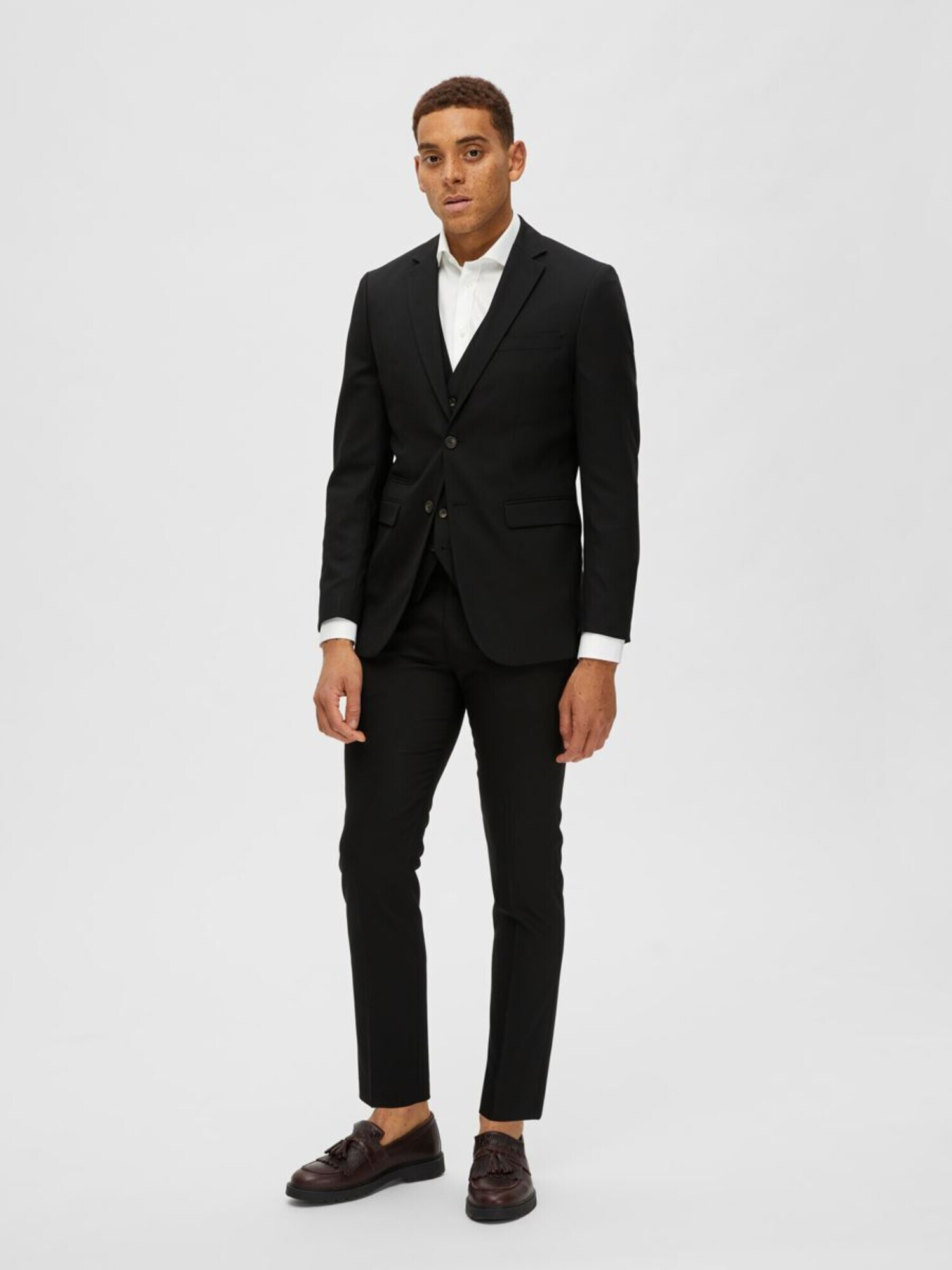 SELECTED HOMME Sacou negru - Pled.ro