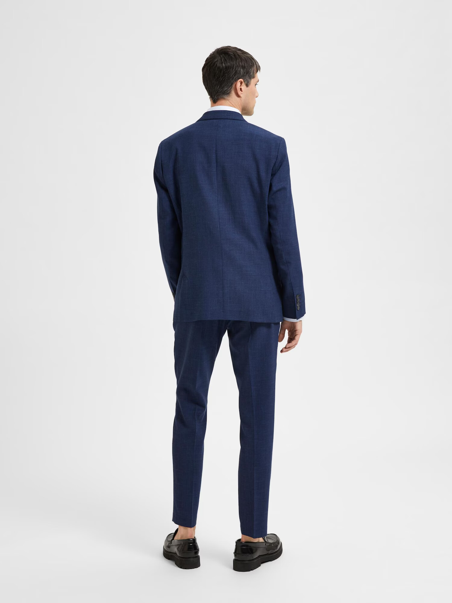 SELECTED HOMME Sacou 'Oasis' bleumarin / alb - Pled.ro