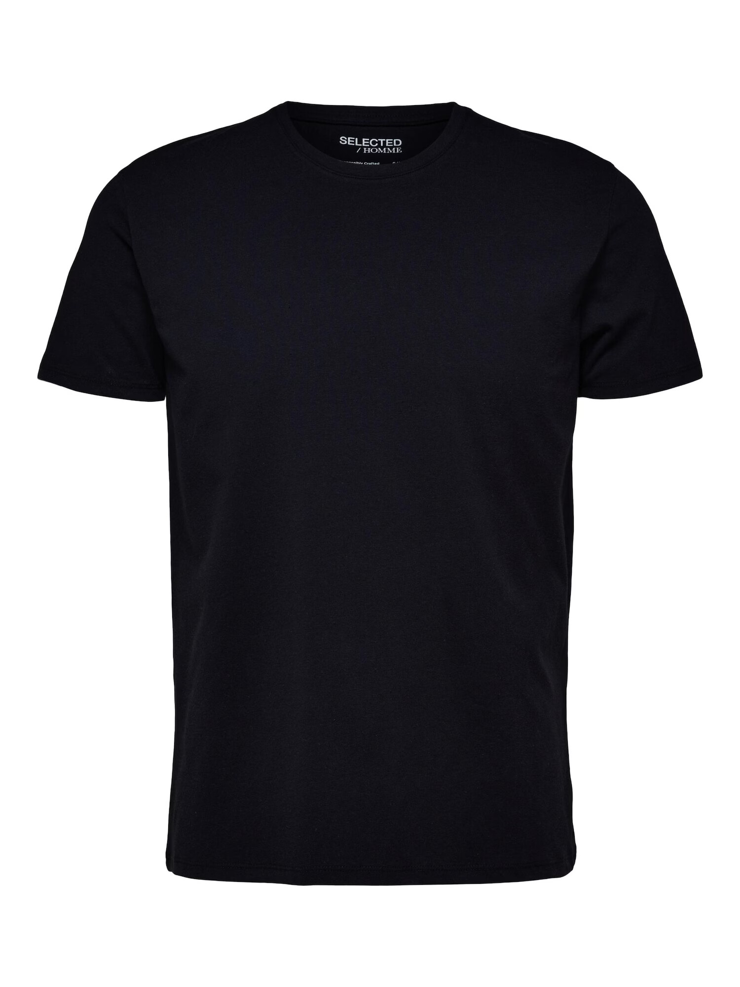 SELECTED HOMME Tricou 'Ael' negru - Pled.ro