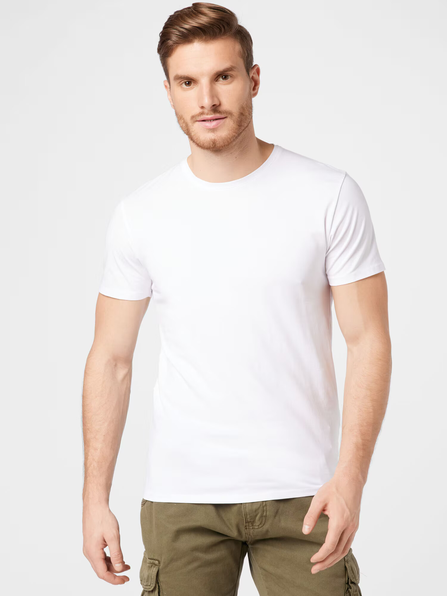 SELECTED HOMME Tricou alb murdar - Pled.ro