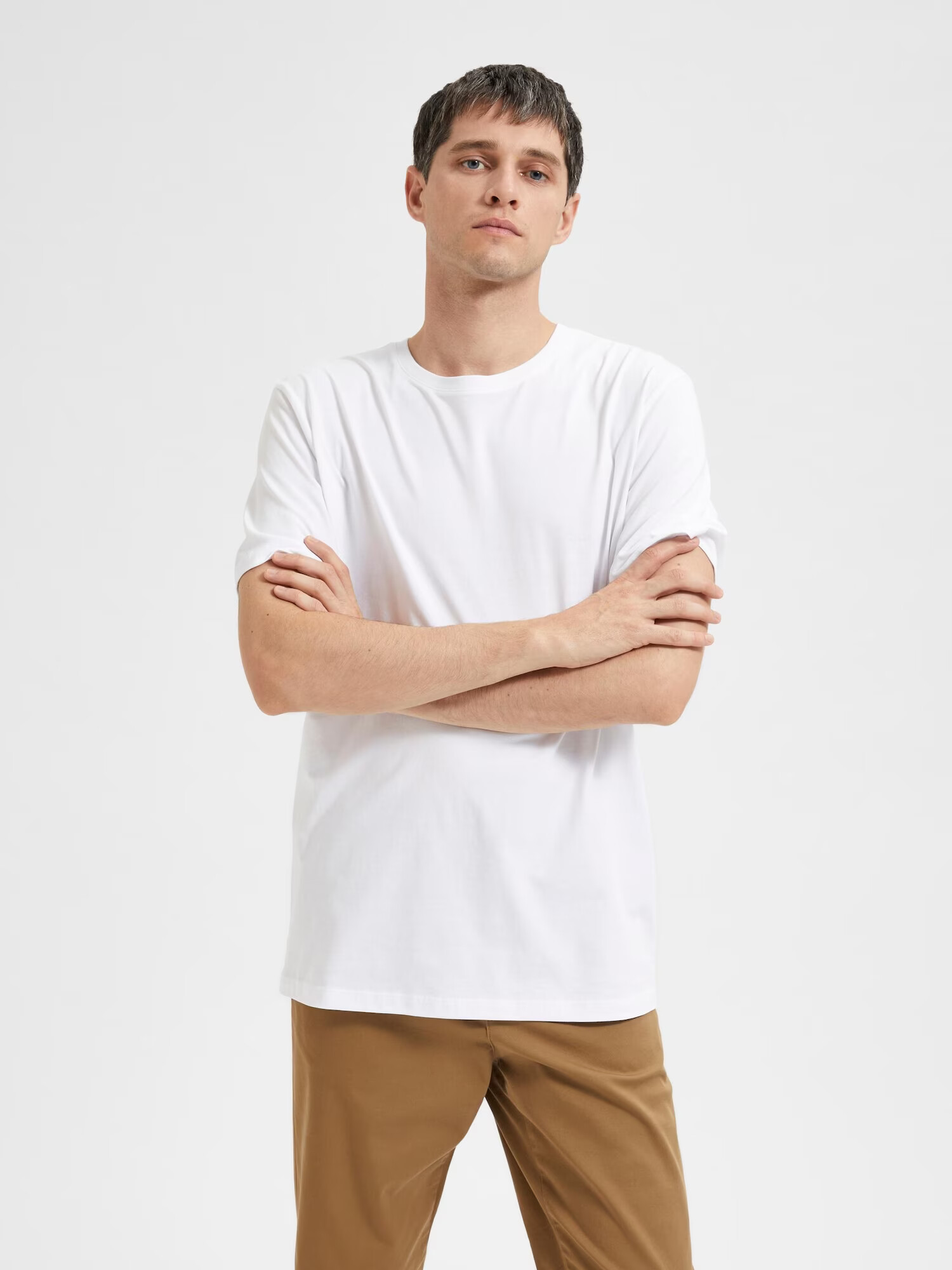 SELECTED HOMME Tricou 'Aspen' alb - Pled.ro