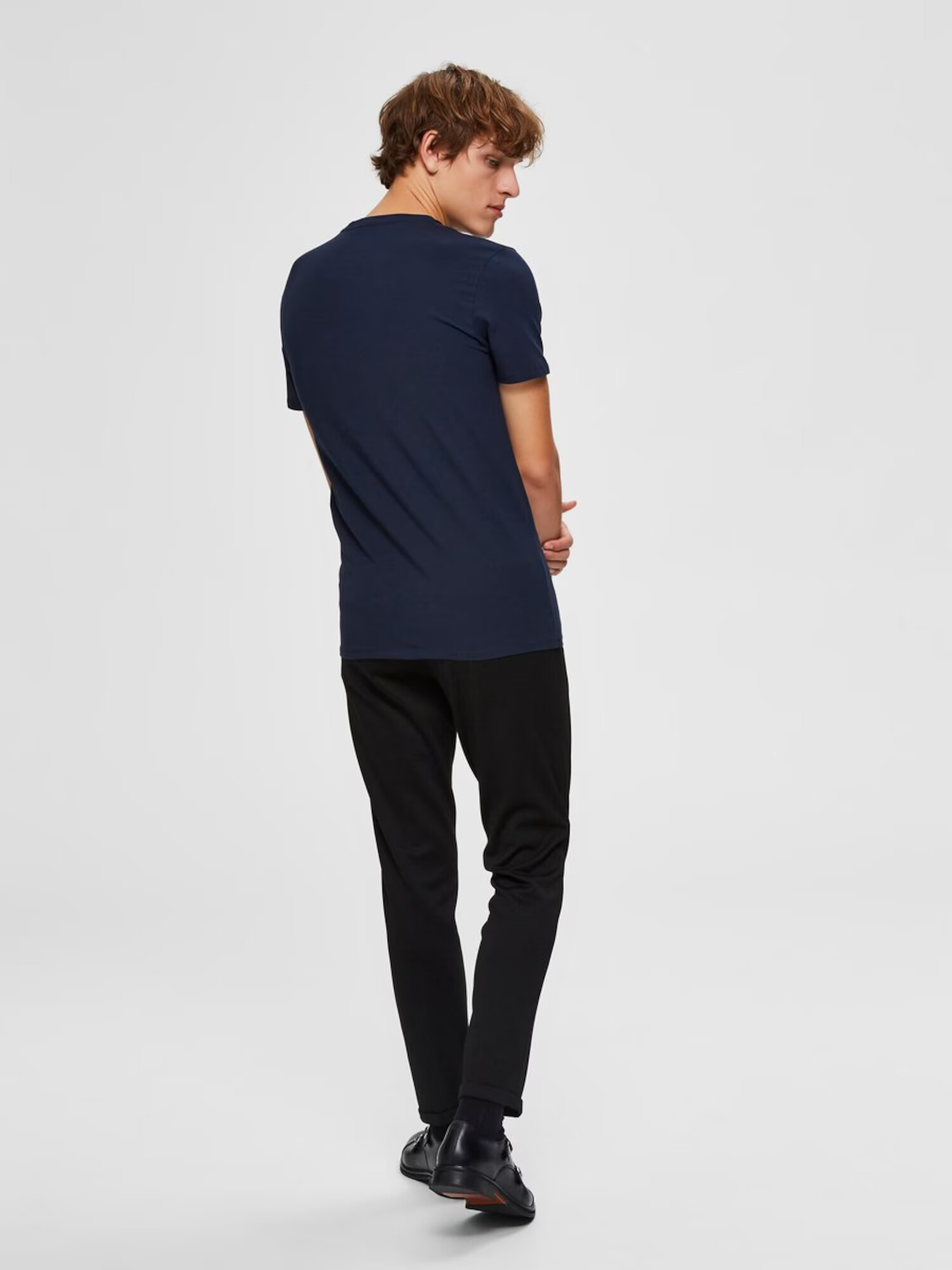 SELECTED HOMME Tricou bleumarin - Pled.ro