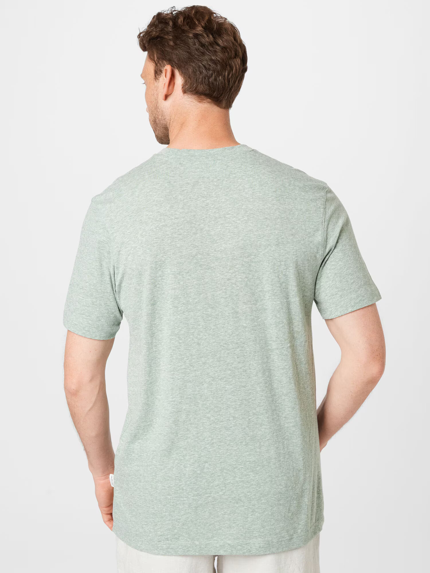 SELECTED HOMME Tricou 'EZRA' verde amestecat - Pled.ro