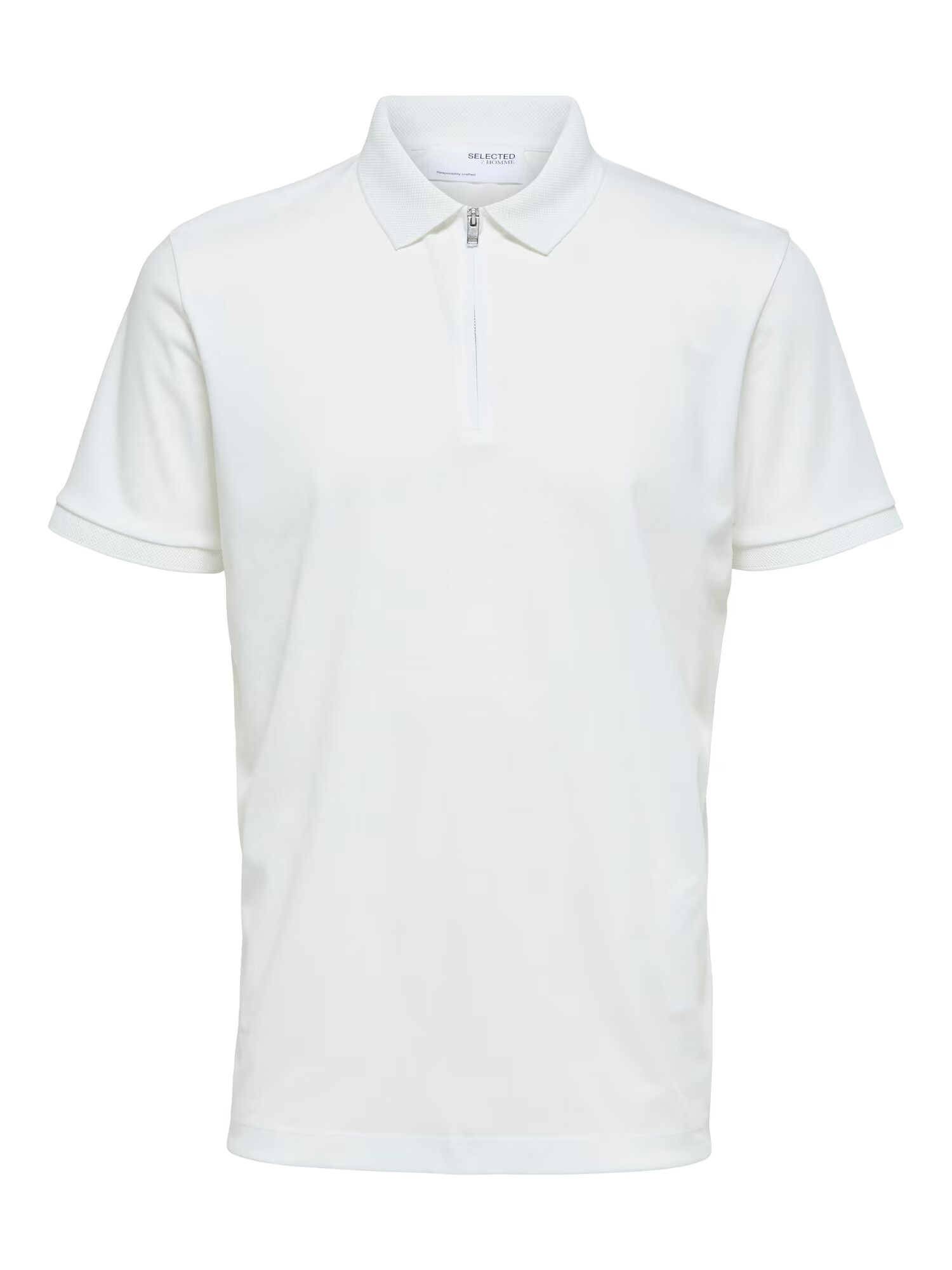 SELECTED HOMME Tricou 'Fave' alb - Pled.ro