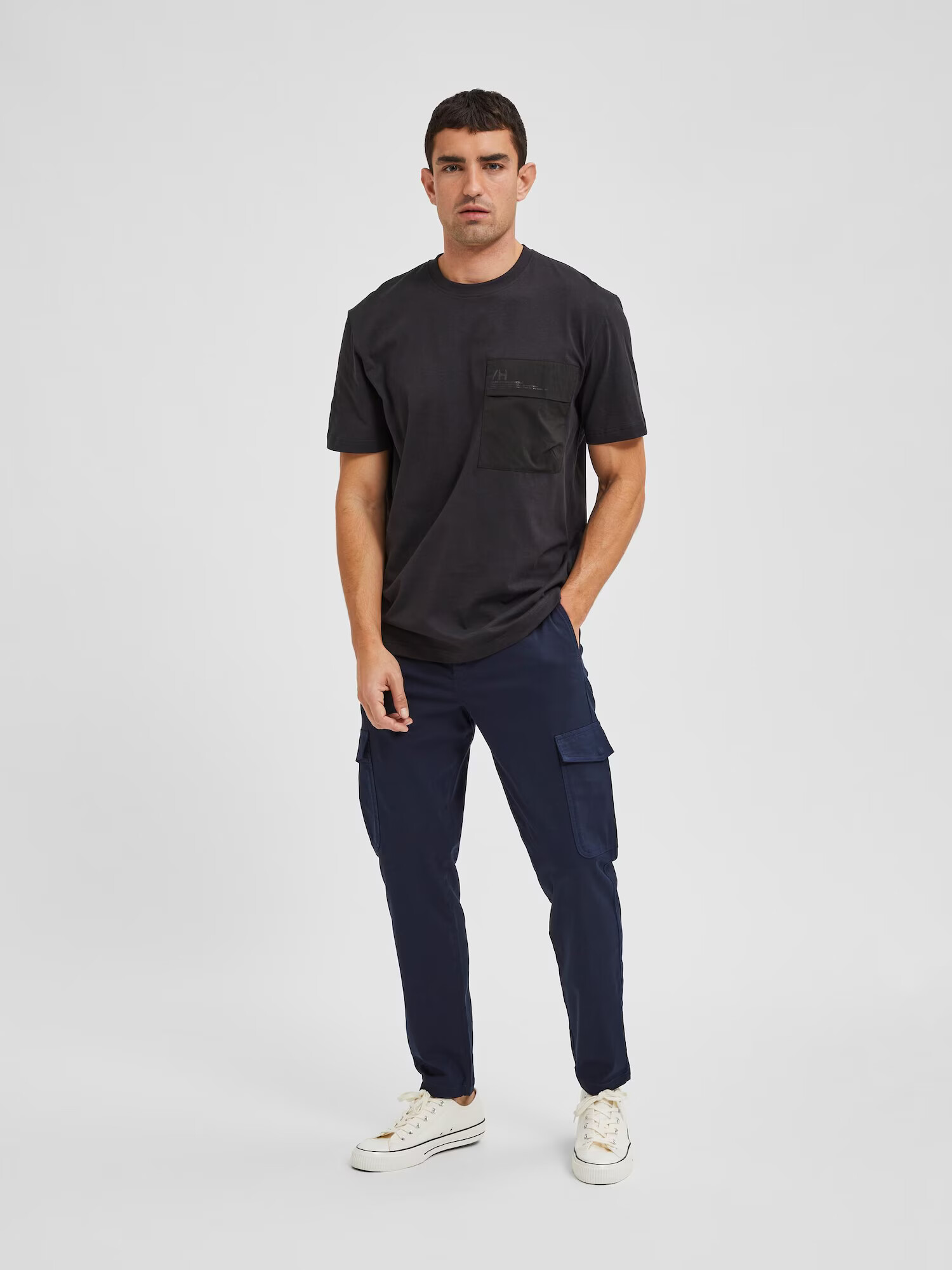 SELECTED HOMME Tricou 'GOIA' negru - Pled.ro