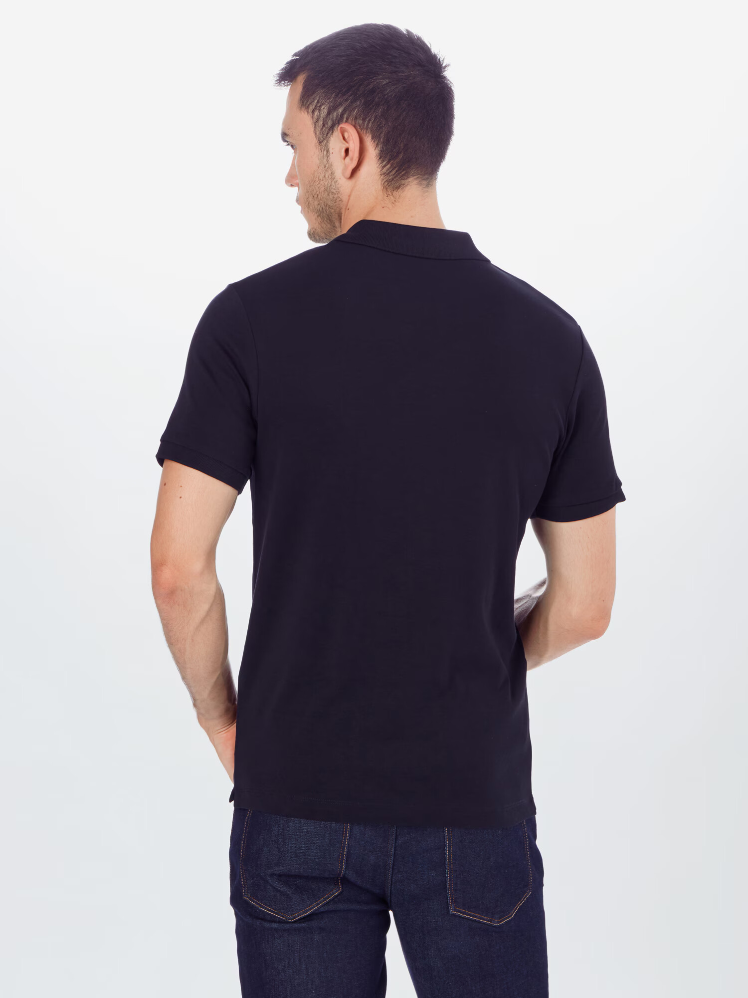 SELECTED HOMME Tricou negru - Pled.ro