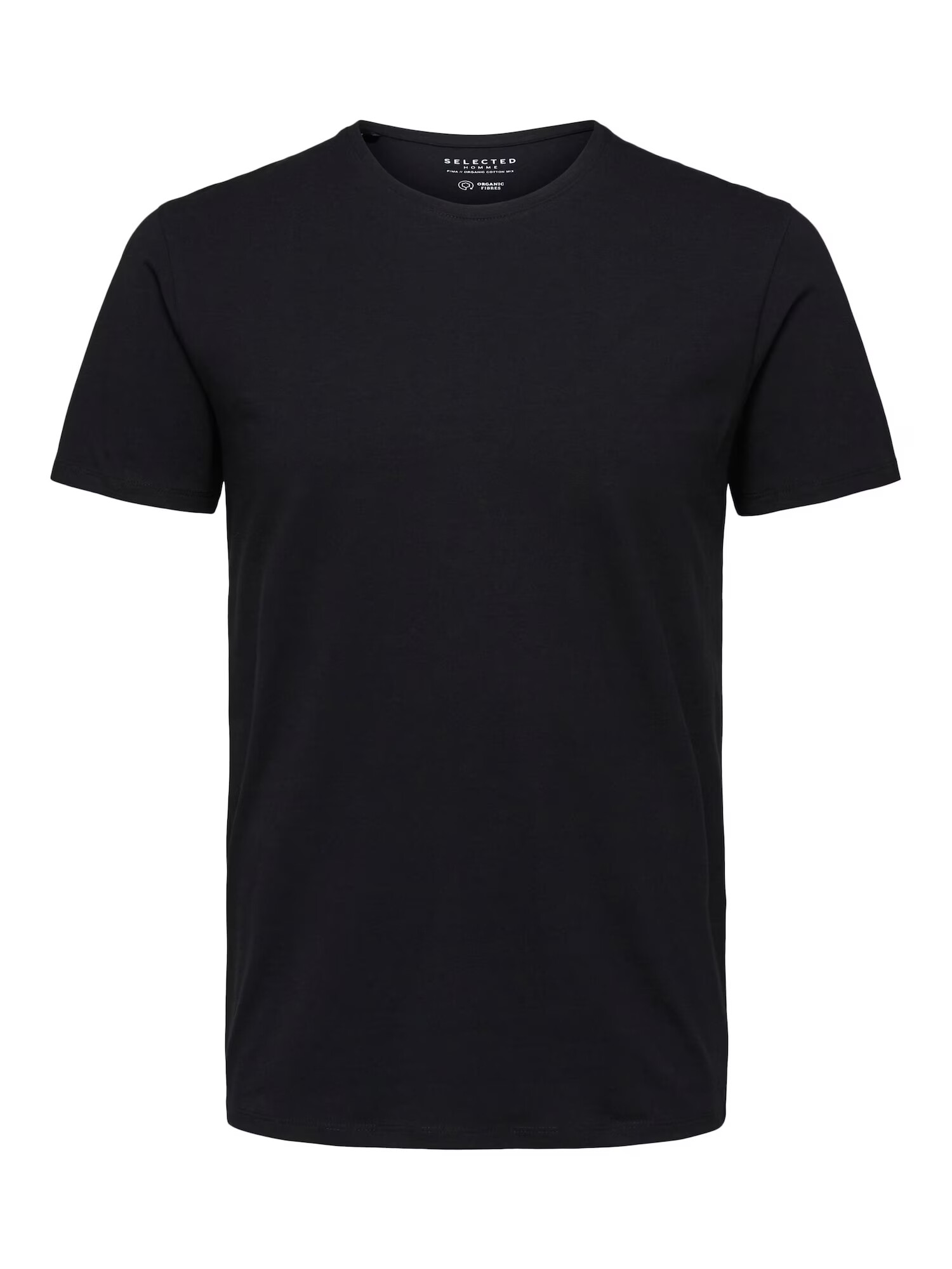 SELECTED HOMME Tricou negru - Pled.ro