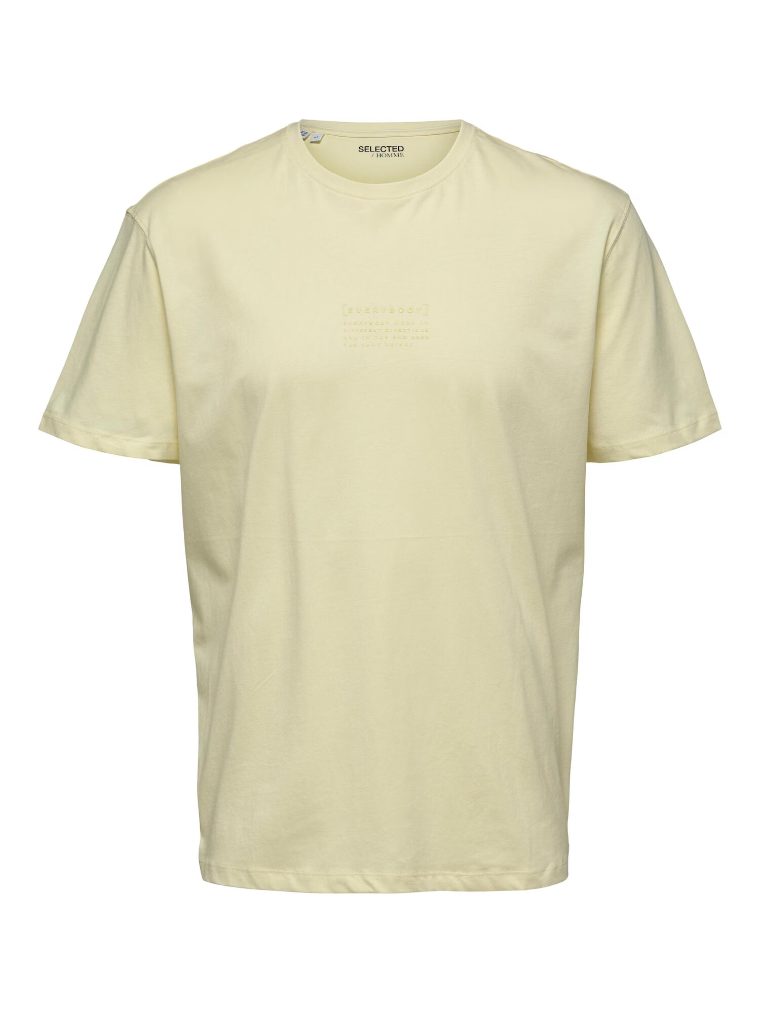 SELECTED HOMME Tricou 'Ventura' galben pastel - Pled.ro