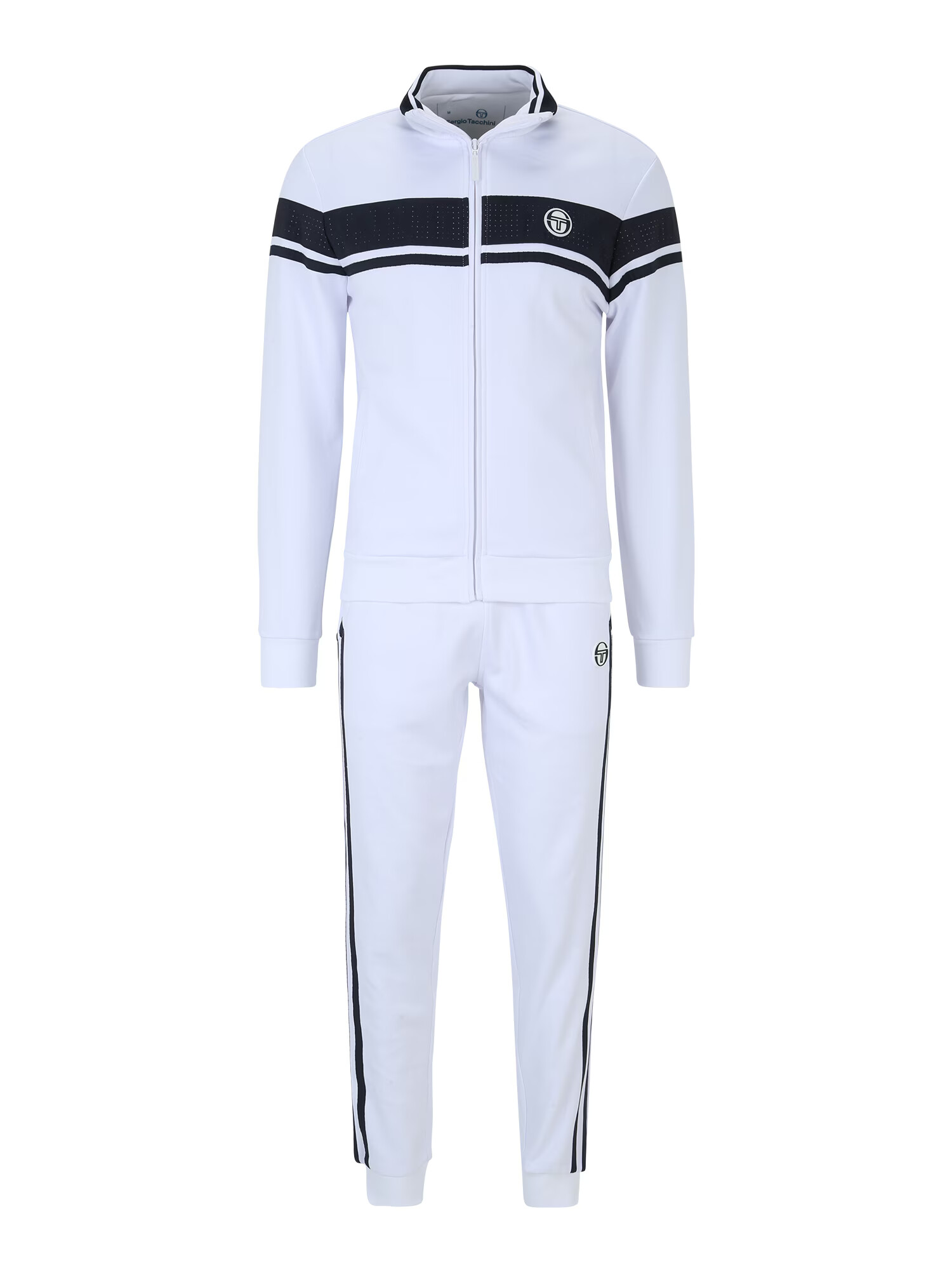 Sergio Tacchini Costum de trening albastru noapte / alb - Pled.ro