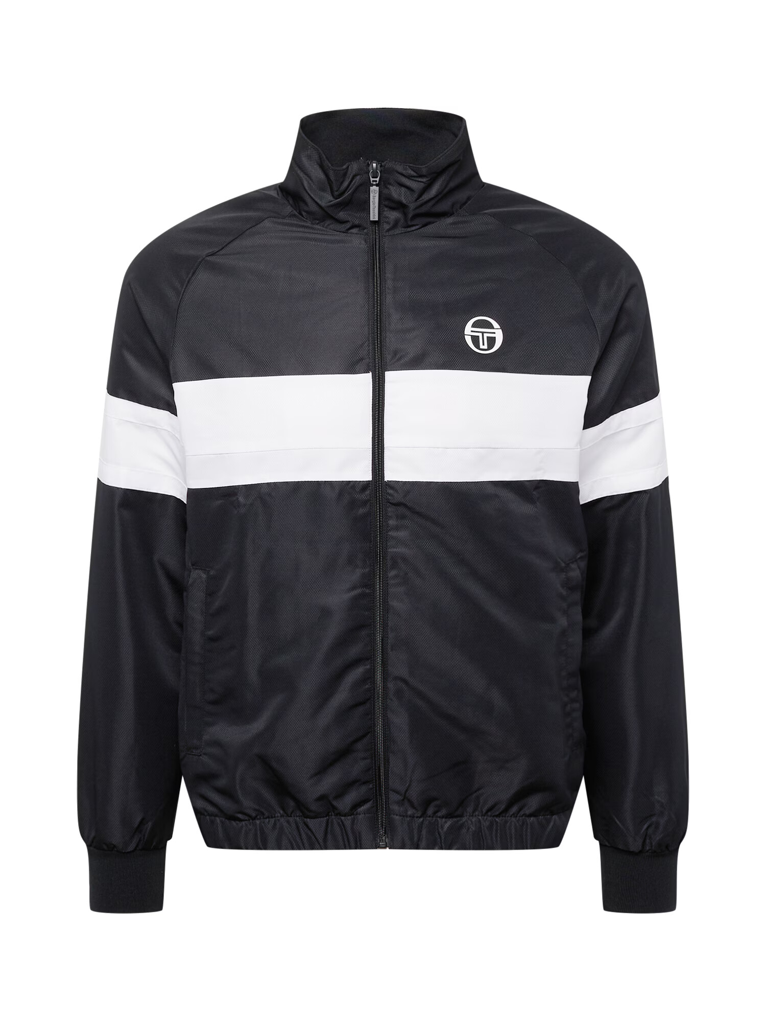 Sergio Tacchini Costum de trening negru / alb - Pled.ro