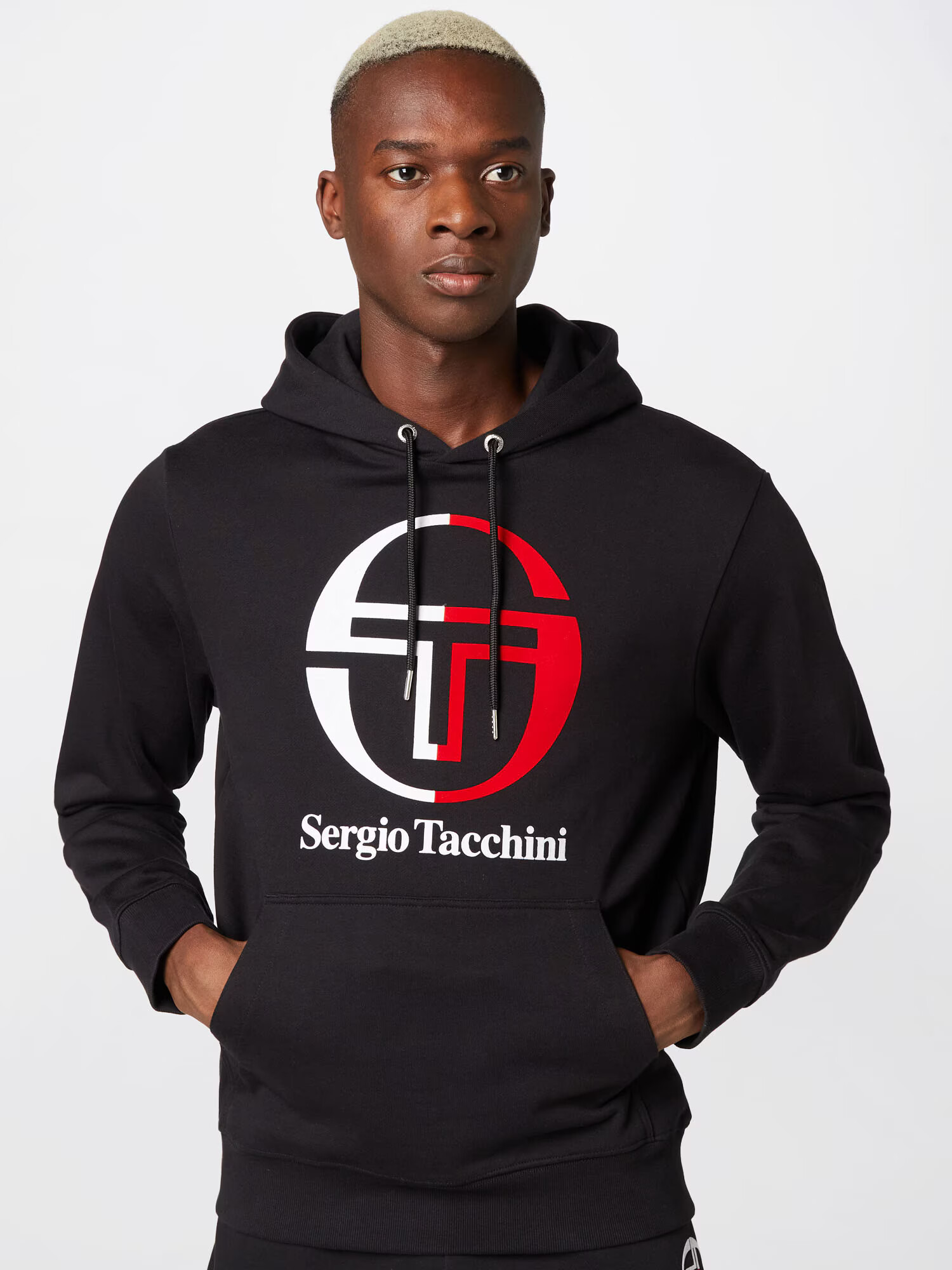 Sergio Tacchini Hanorac sport 'NEW IBERIS' roșu / negru / alb - Pled.ro