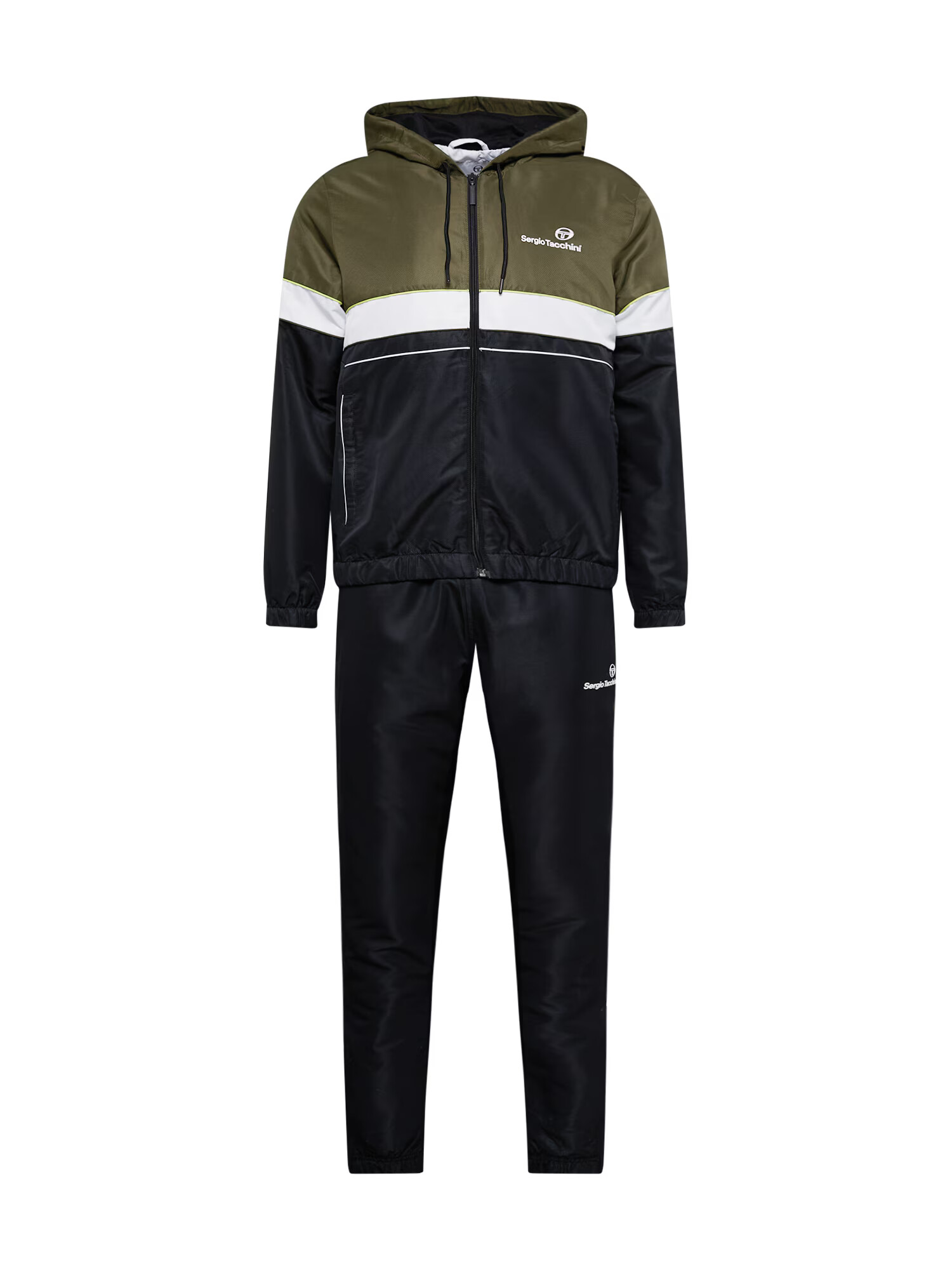 Sergio Tacchini Îmbrăcaminte sport oliv / negru / alb - Pled.ro