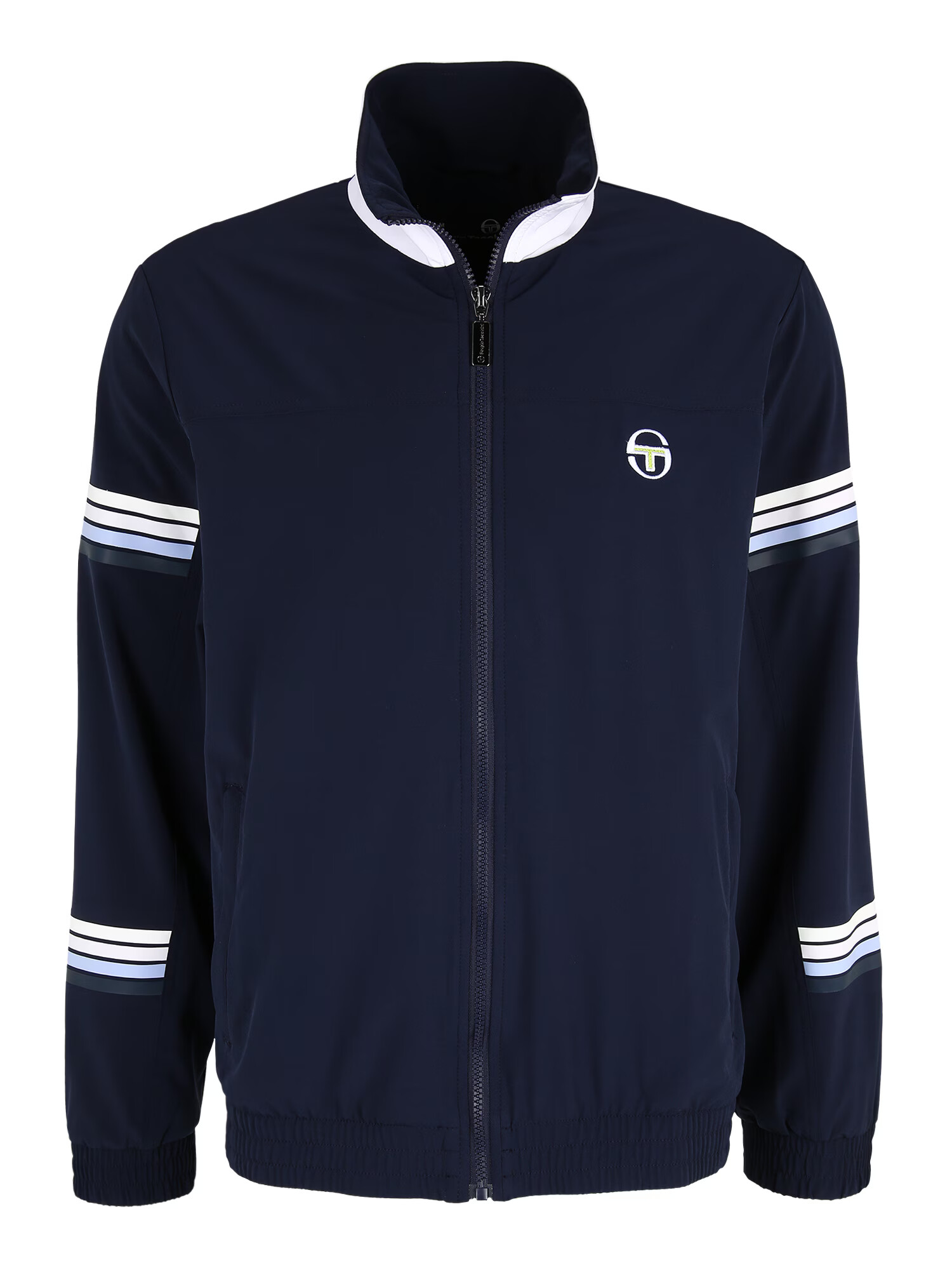 Sergio Tacchini Jachetă de trening 'CASORIA' albastru deschis / albastru închis / galben / alb - Pled.ro