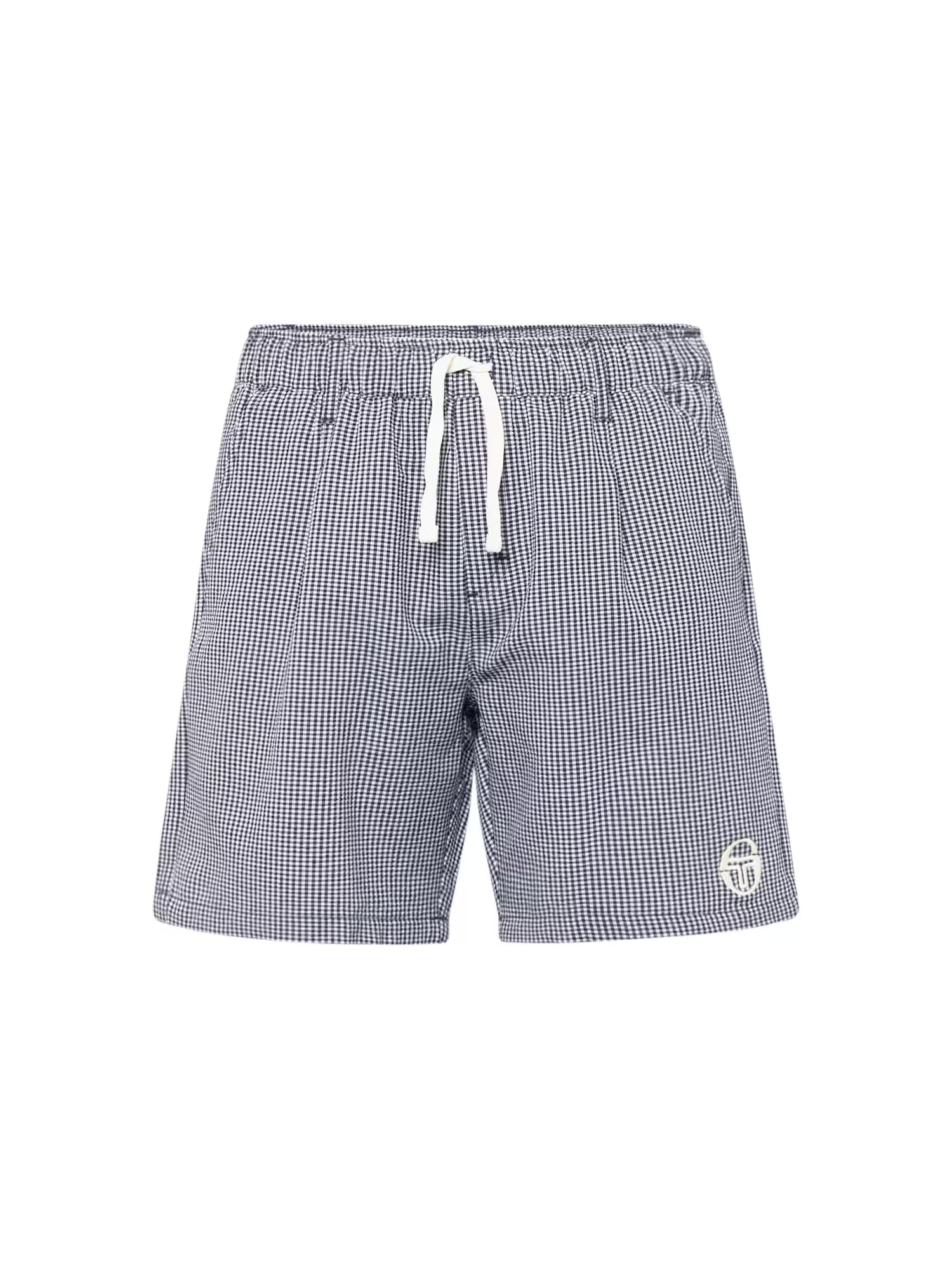 Sergio Tacchini Pantaloni cutați 'BENVENUTO' bleumarin / alb - Pled.ro