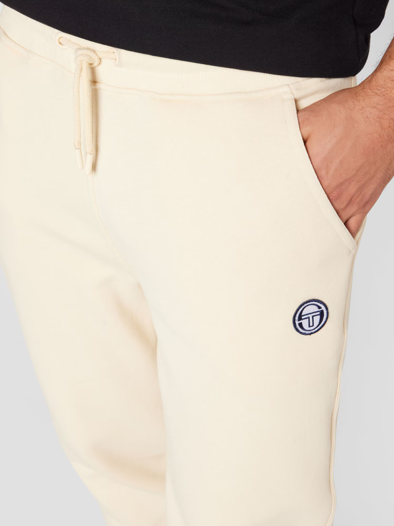 Sergio Tacchini Pantaloni 'FILIPPO' bej / negru - Pled.ro