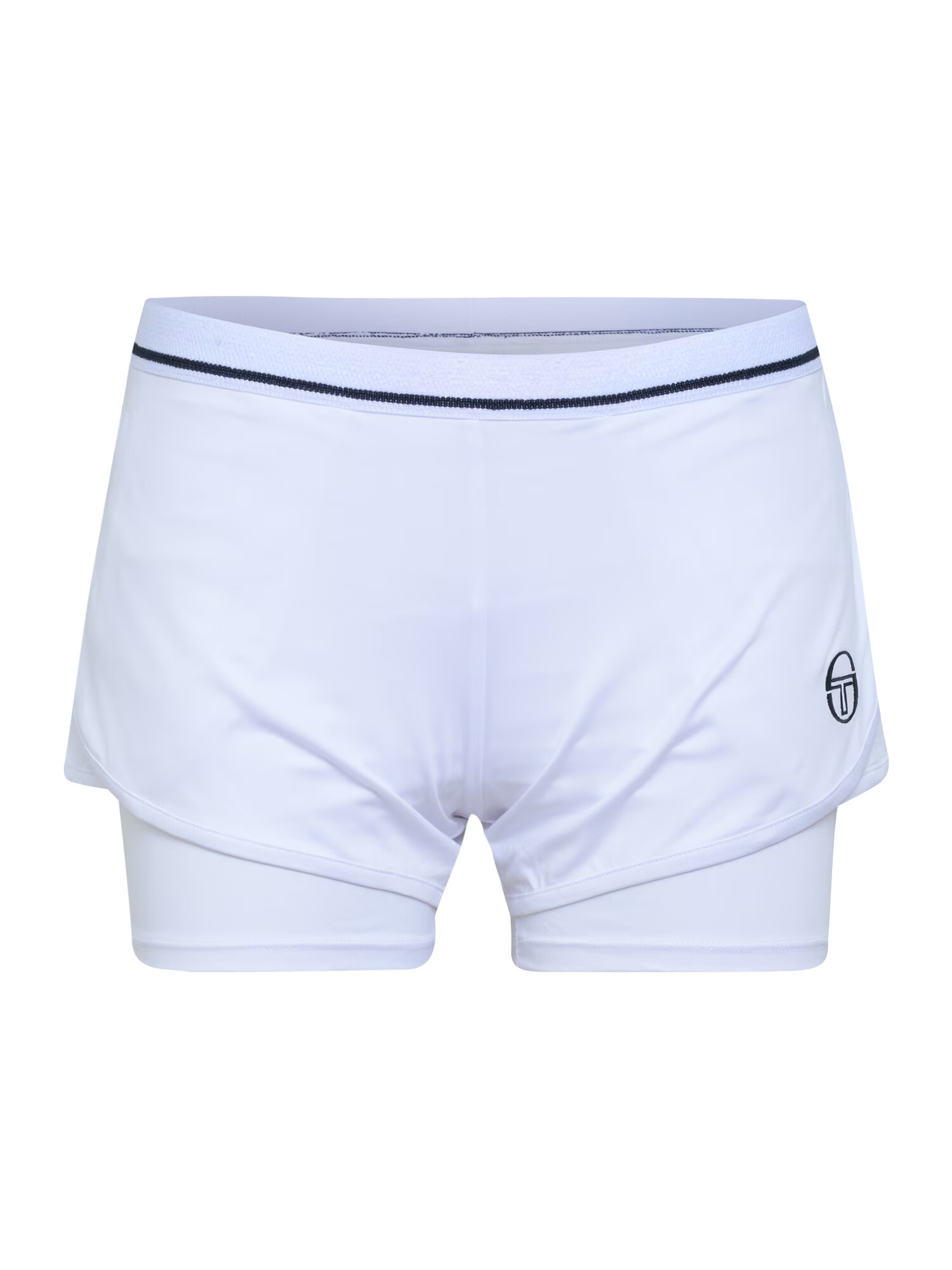 Sergio Tacchini Pantaloni sport albastru închis / alb murdar - Pled.ro