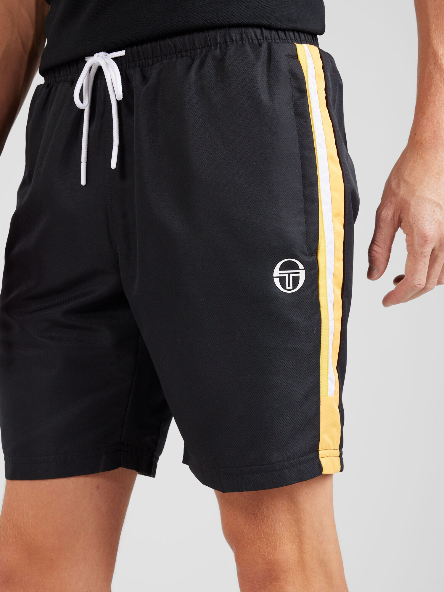 Sergio Tacchini Pantaloni sport galben / negru / alb - Pled.ro