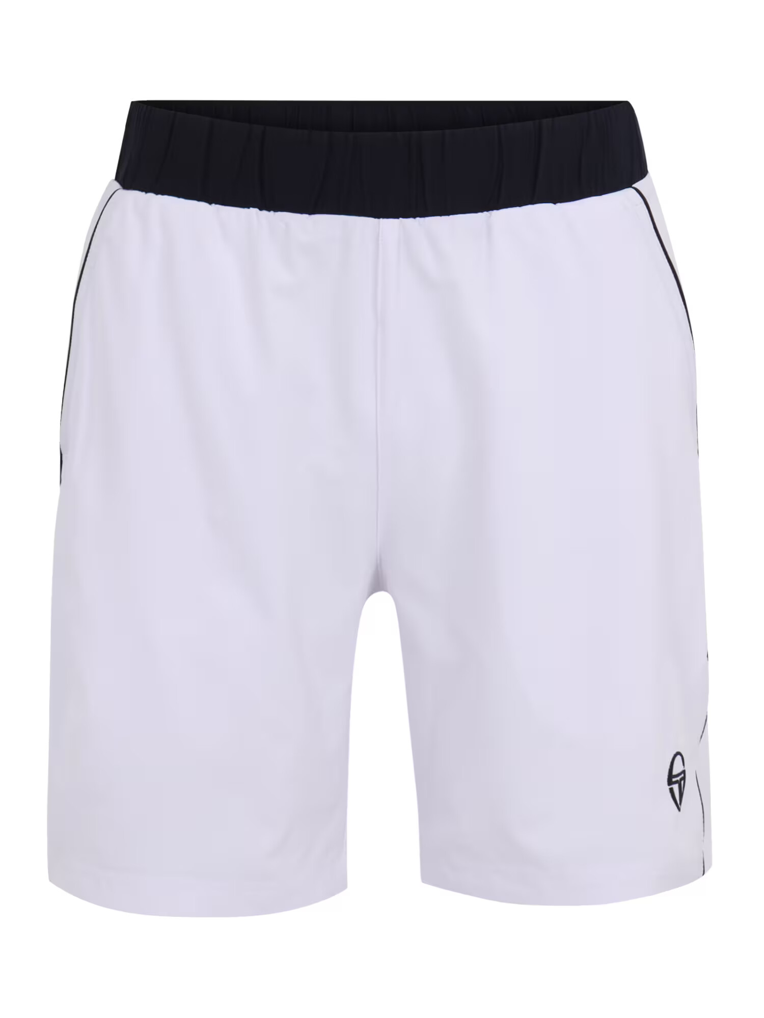 Sergio Tacchini Pantaloni sport negru / alb - Pled.ro