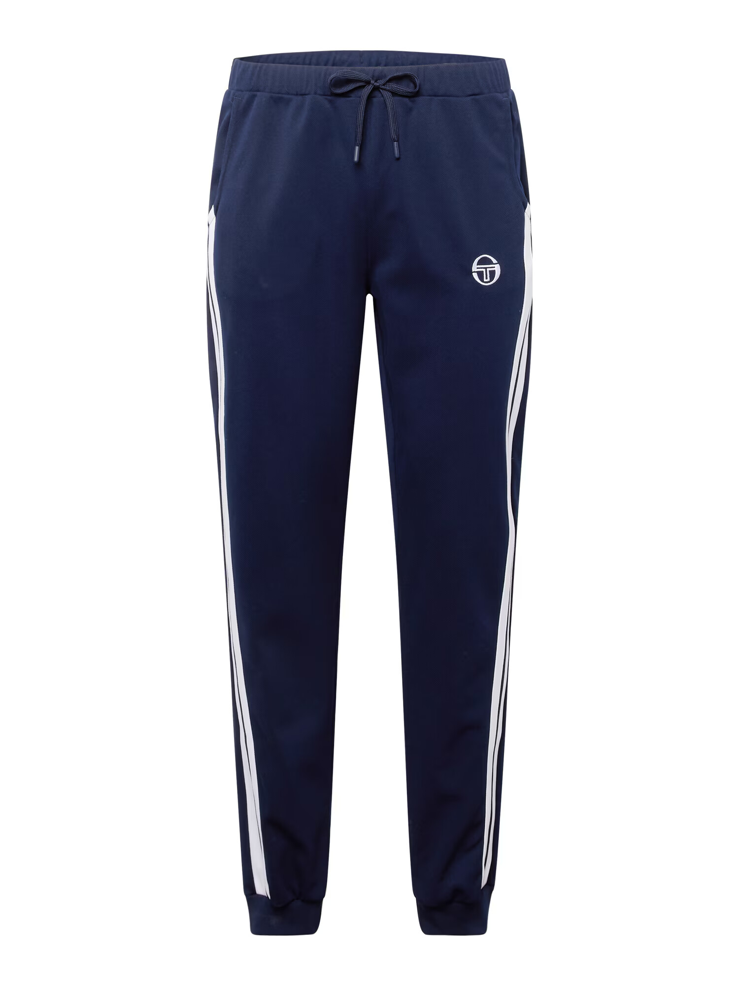 Sergio Tacchini Pantaloni sport 'New Damarindo' albastru noapte / alb - Pled.ro