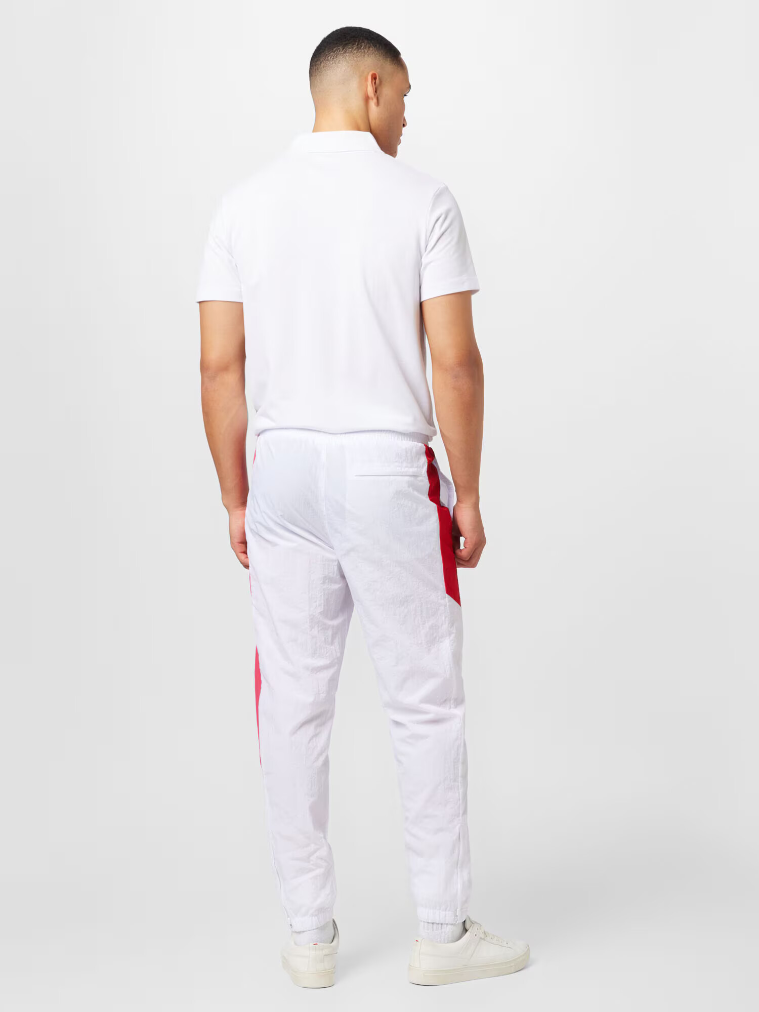 Sergio Tacchini Pantaloni sport 'ORTICA' roșu / alb - Pled.ro