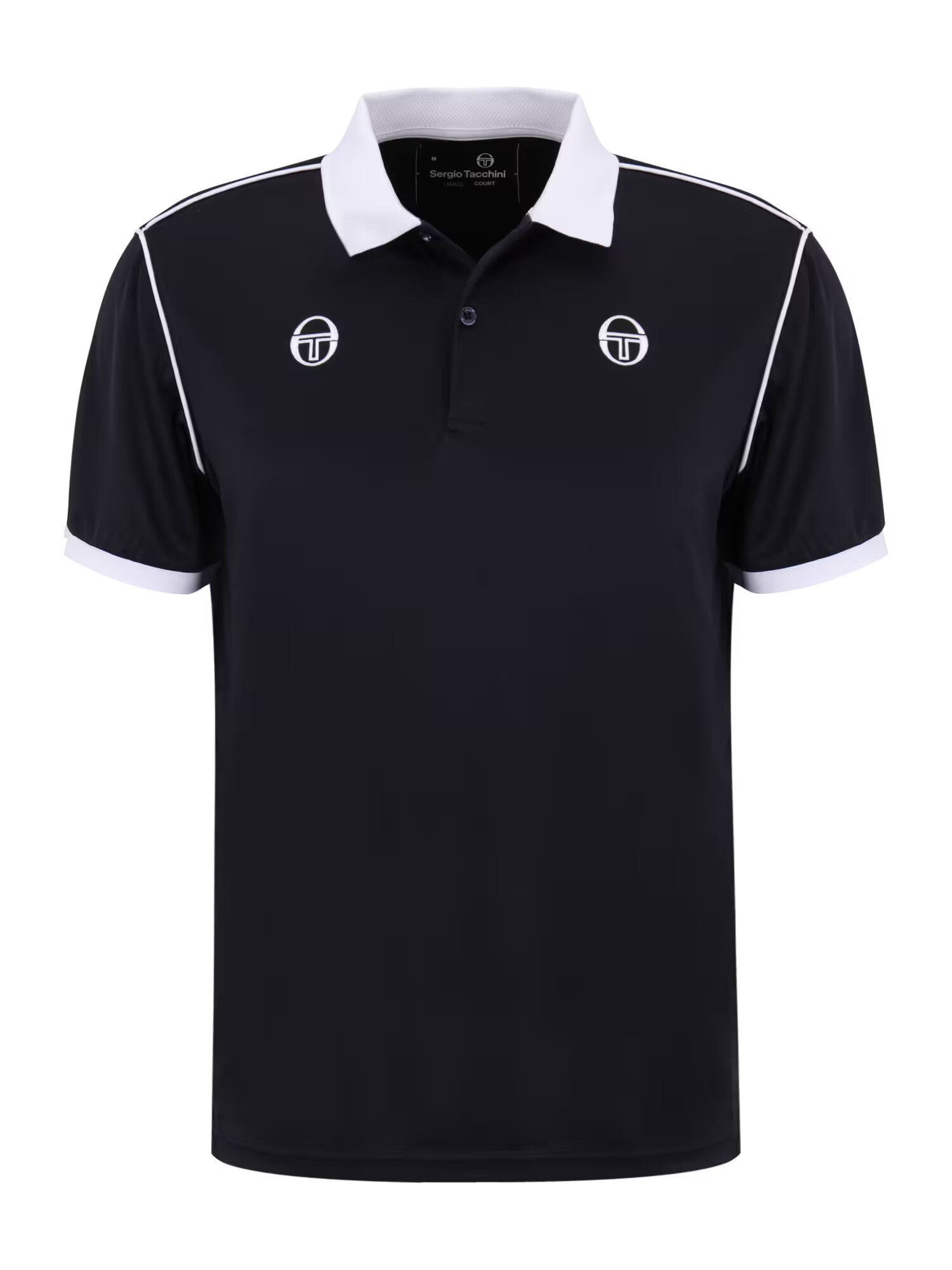 Sergio Tacchini Tricou funcțional bleumarin / alb - Pled.ro