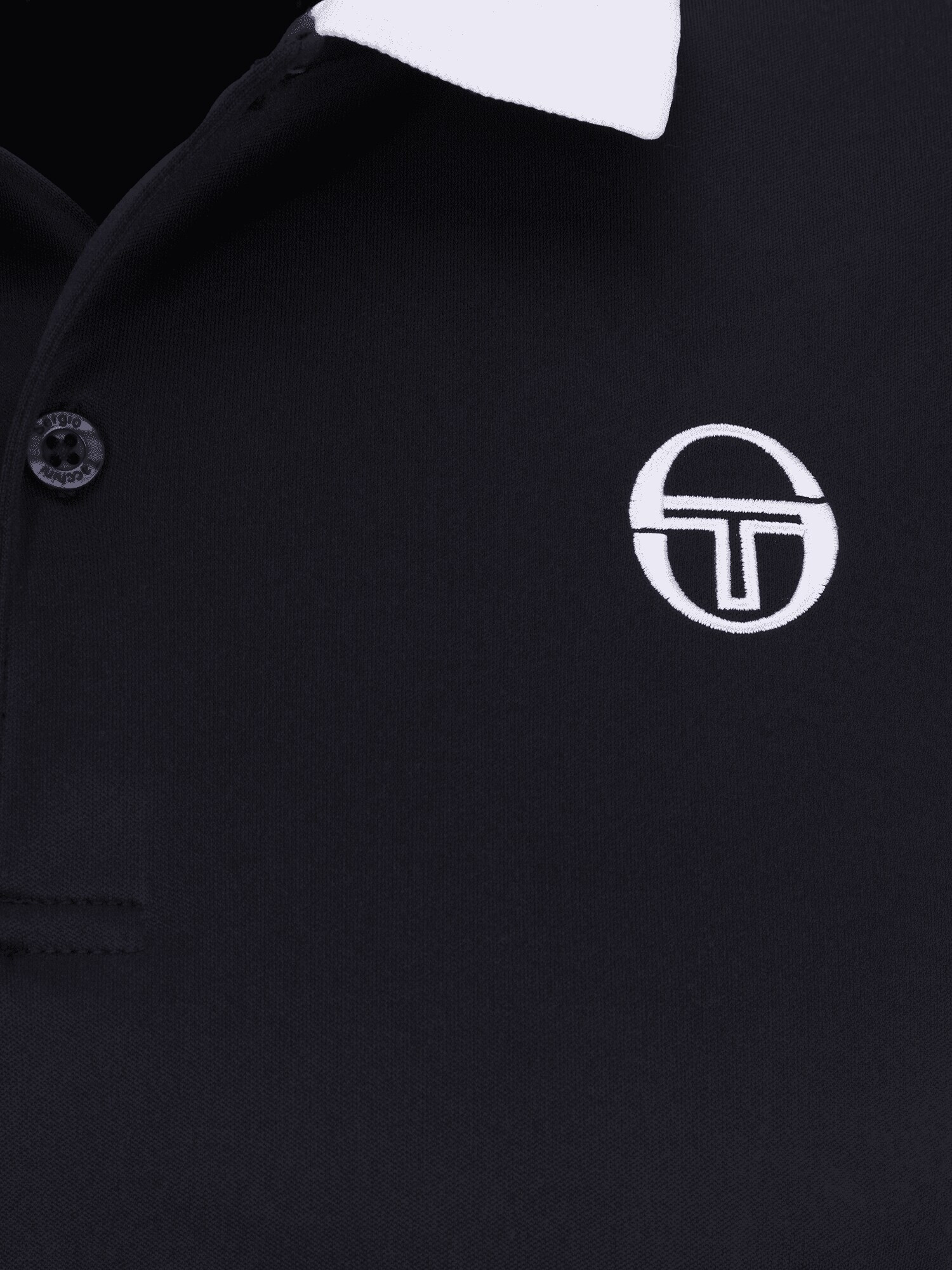 Sergio Tacchini Tricou funcțional bleumarin / alb - Pled.ro