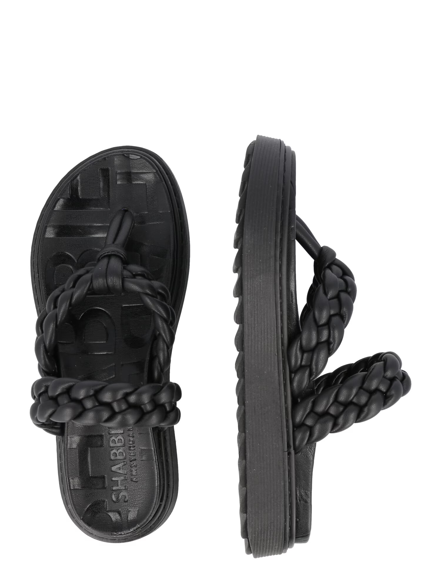 SHABBIES AMSTERDAM Flip-flops negru - Pled.ro