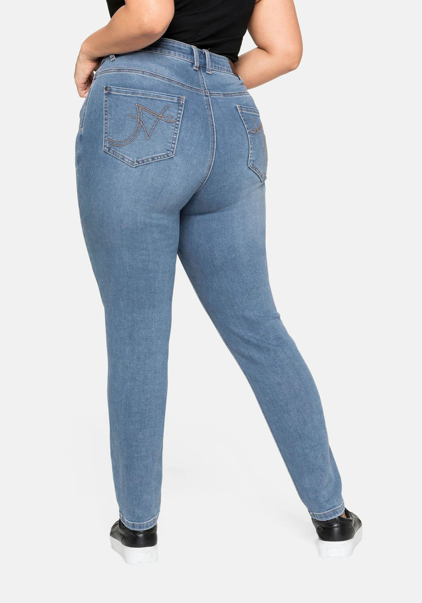 SHEEGO Jeggings albastru denim - Pled.ro