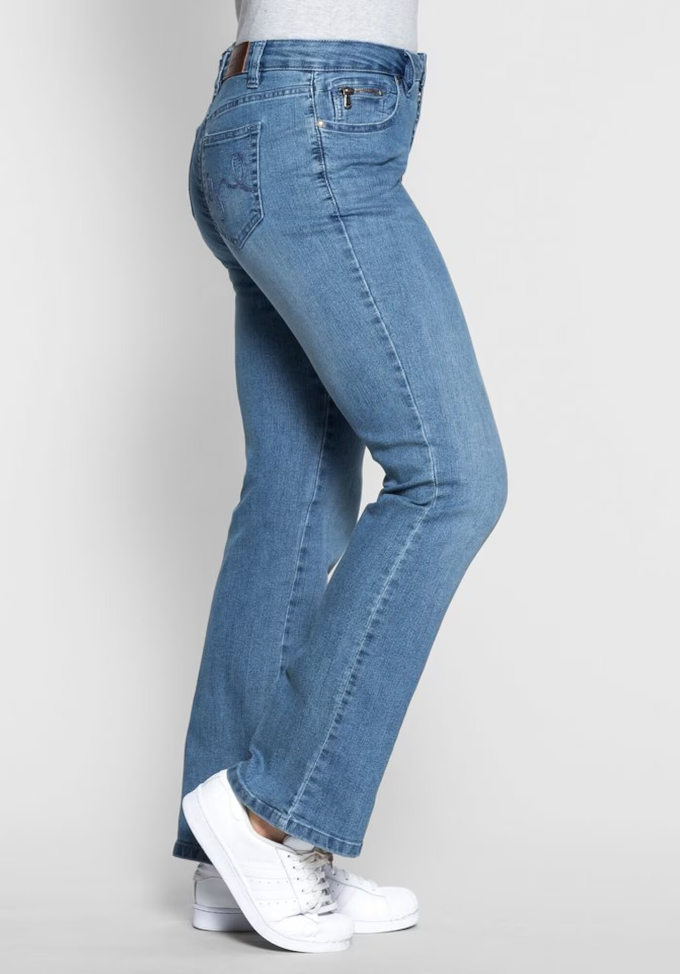 SHEEGO Jeans 'Maila' albastru denim - Pled.ro