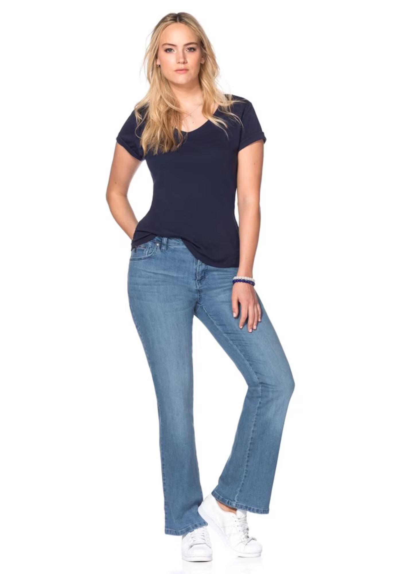 SHEEGO Jeans 'Maila' albastru denim - Pled.ro