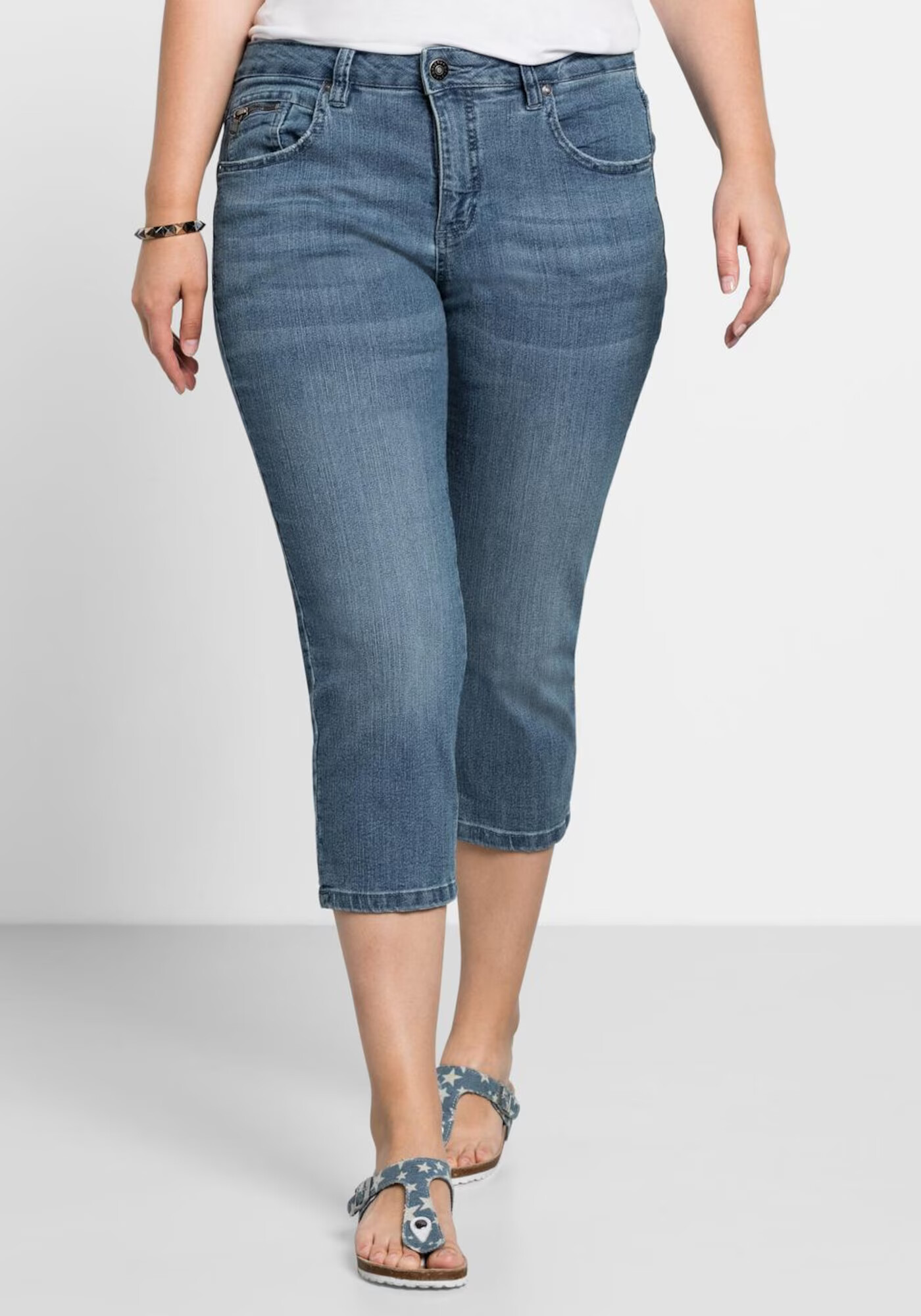 SHEEGO Jeans albastru denim - Pled.ro