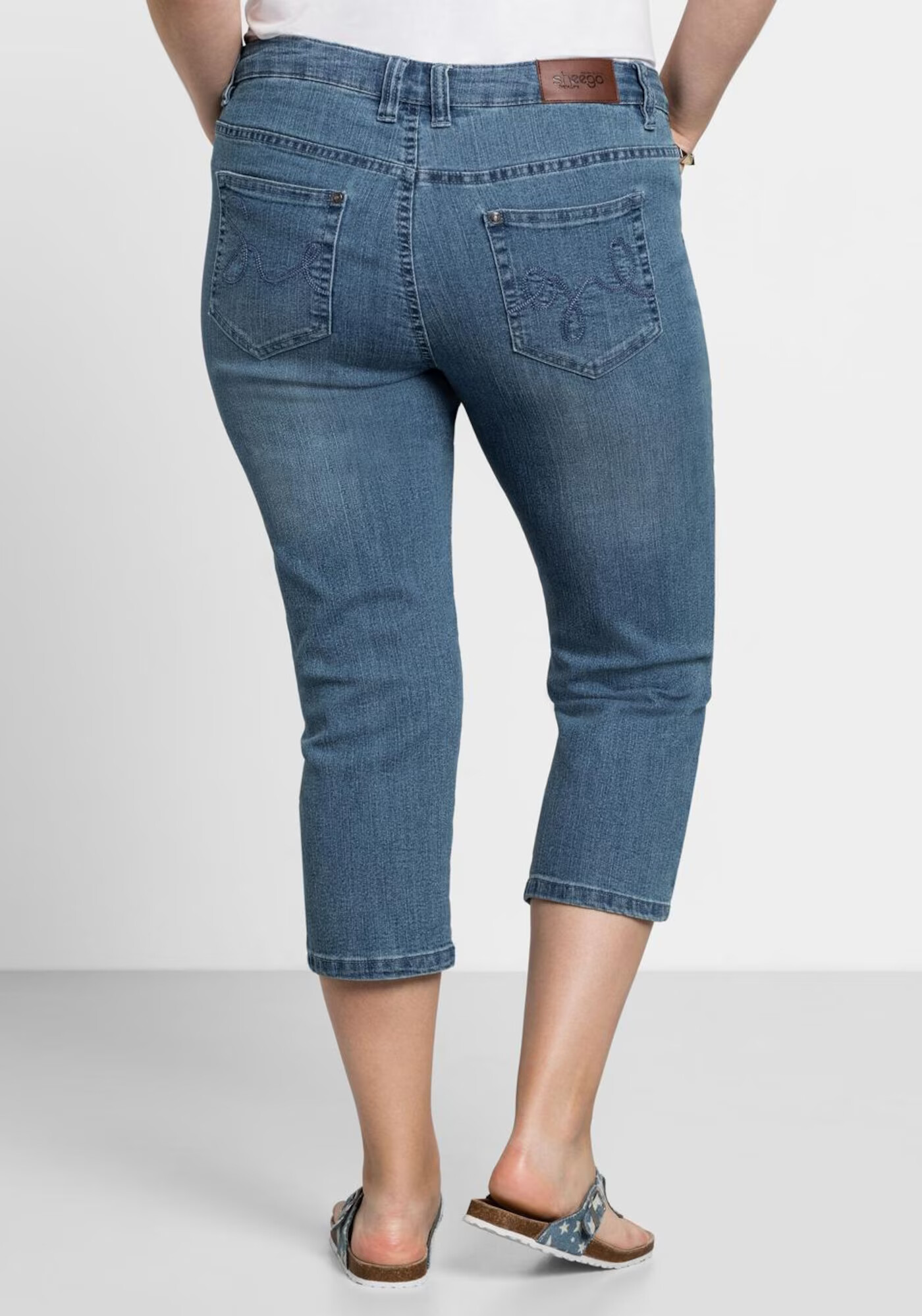 SHEEGO Jeans albastru denim - Pled.ro