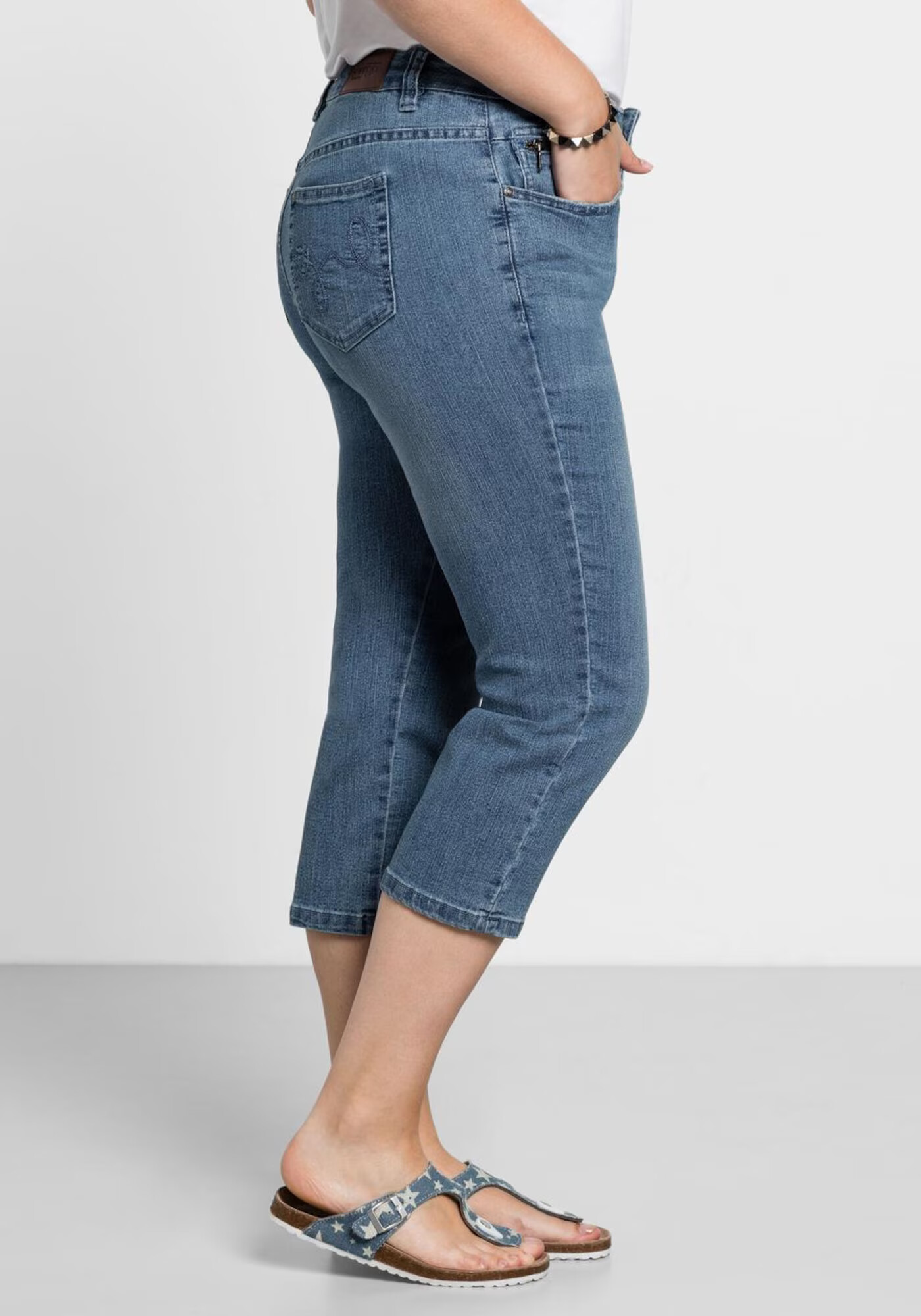 SHEEGO Jeans albastru denim - Pled.ro