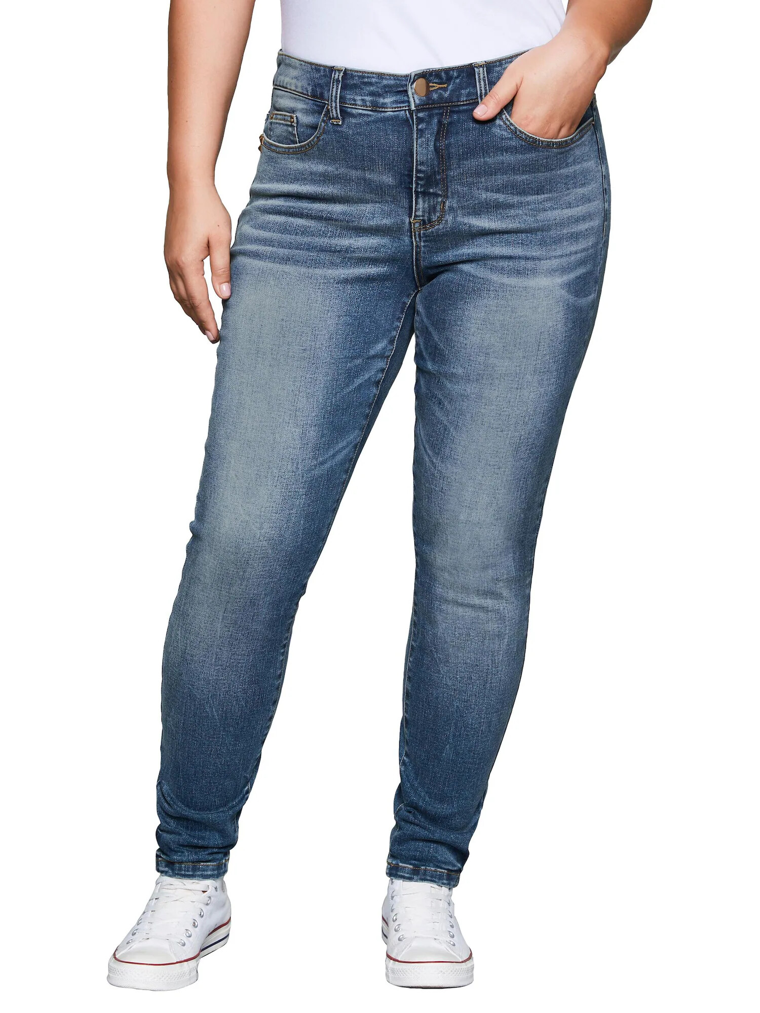 SHEEGO Jeans albastru denim - Pled.ro