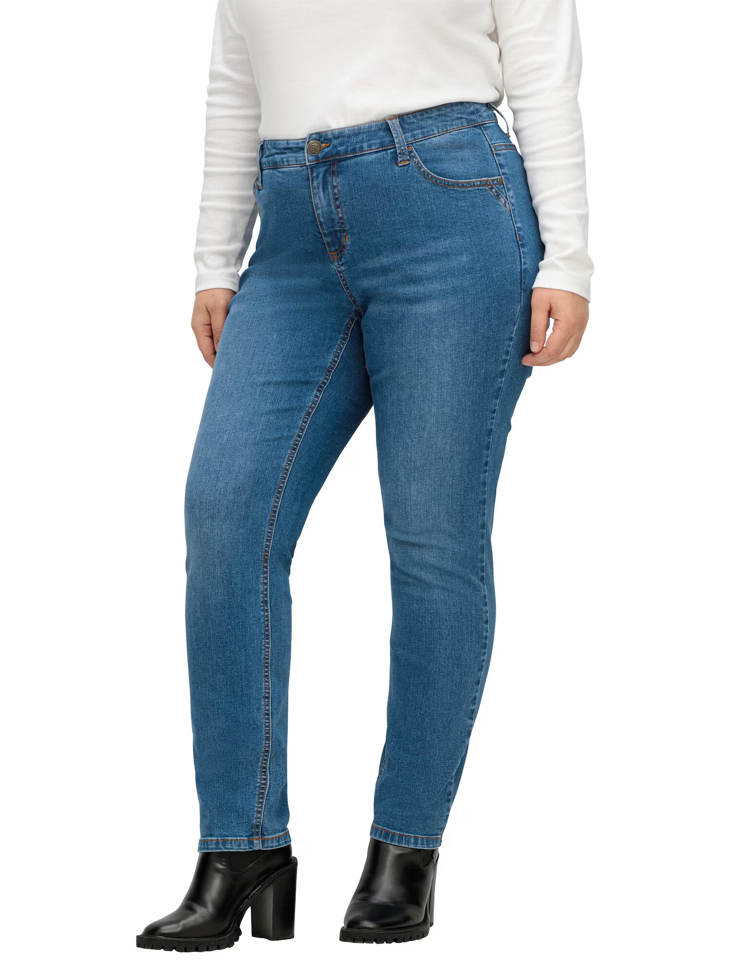 SHEEGO Jeans albastru denim - Pled.ro