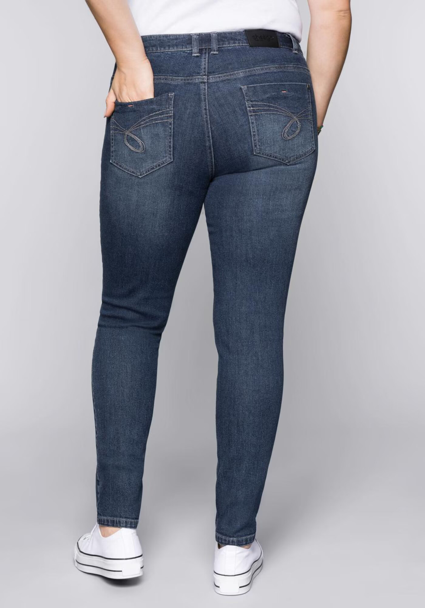 SHEEGO Jeans 'Susanne' albastru denim - Pled.ro