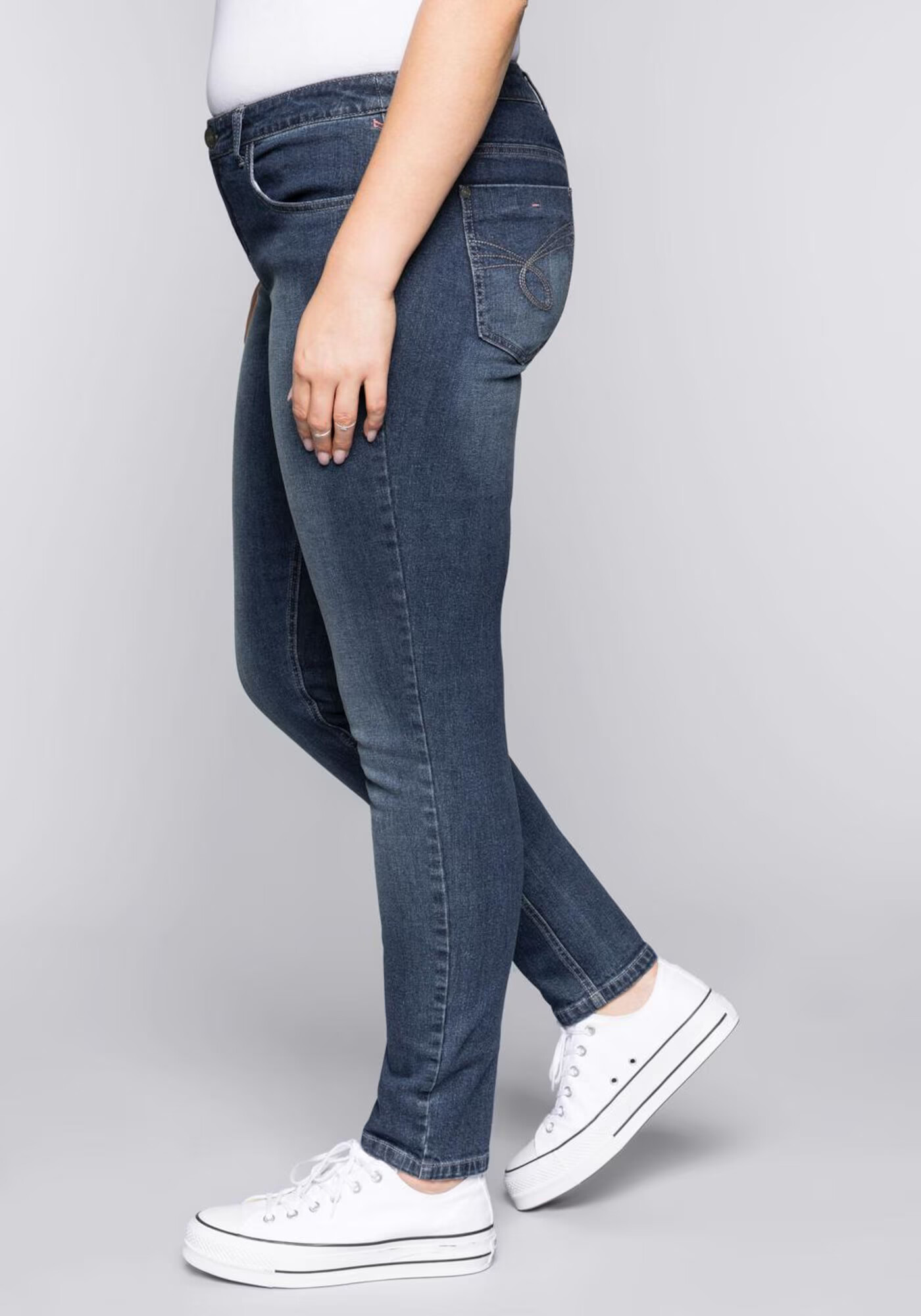 SHEEGO Jeans 'Susanne' albastru denim - Pled.ro