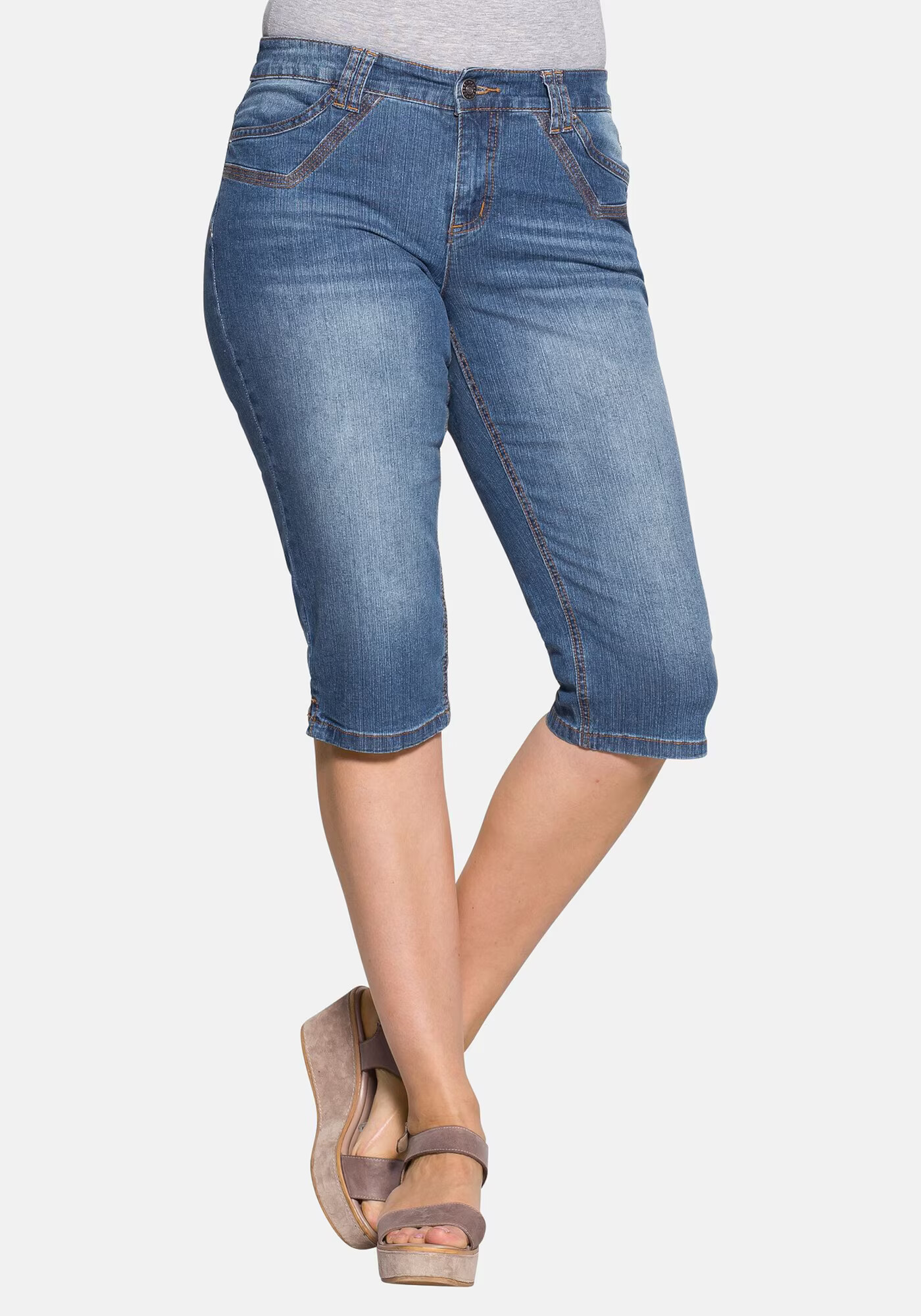 SHEEGO Jeans albastru denim - Pled.ro