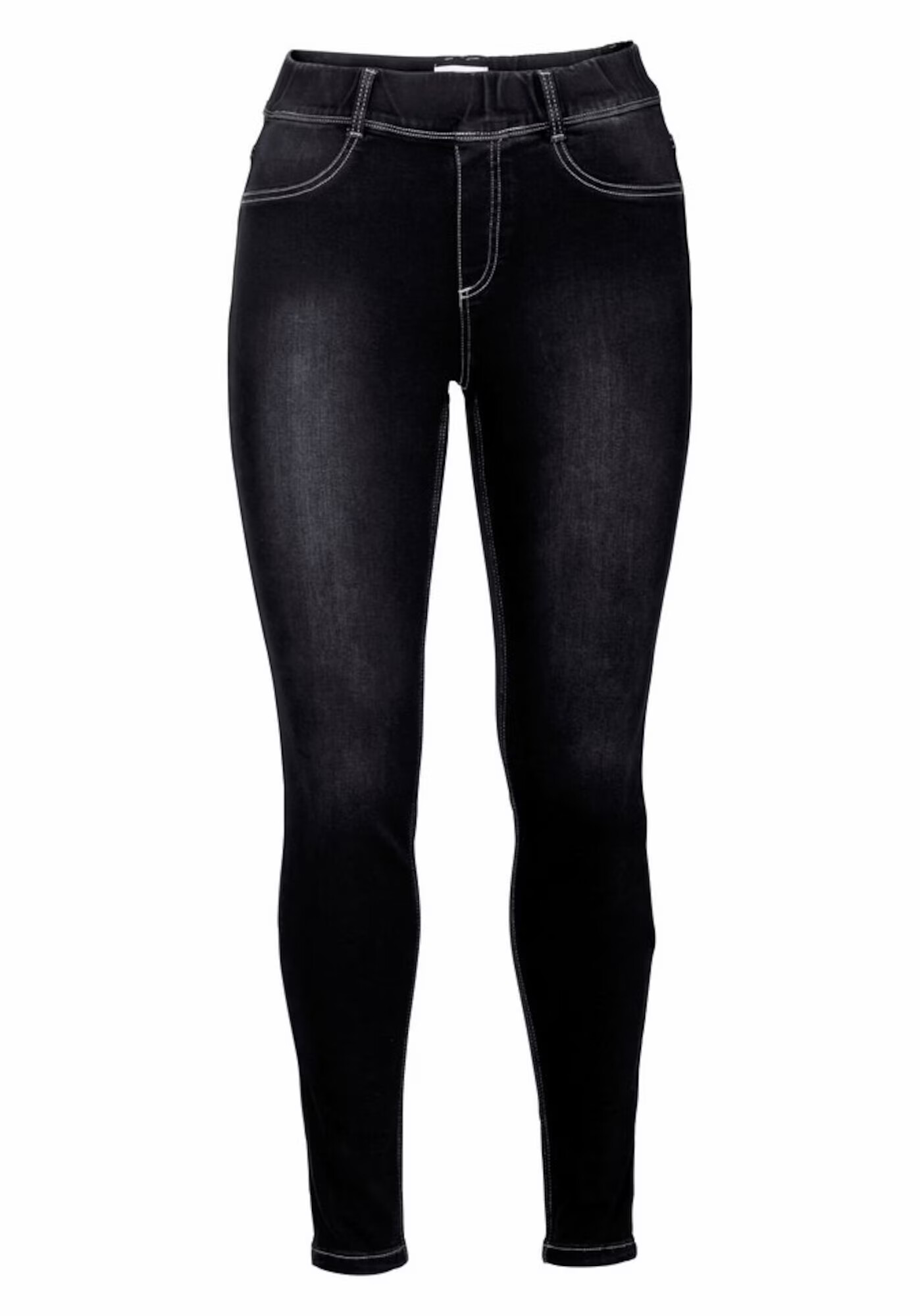 SHEEGO Jeggings 'Die Biker' negru denim - Pled.ro