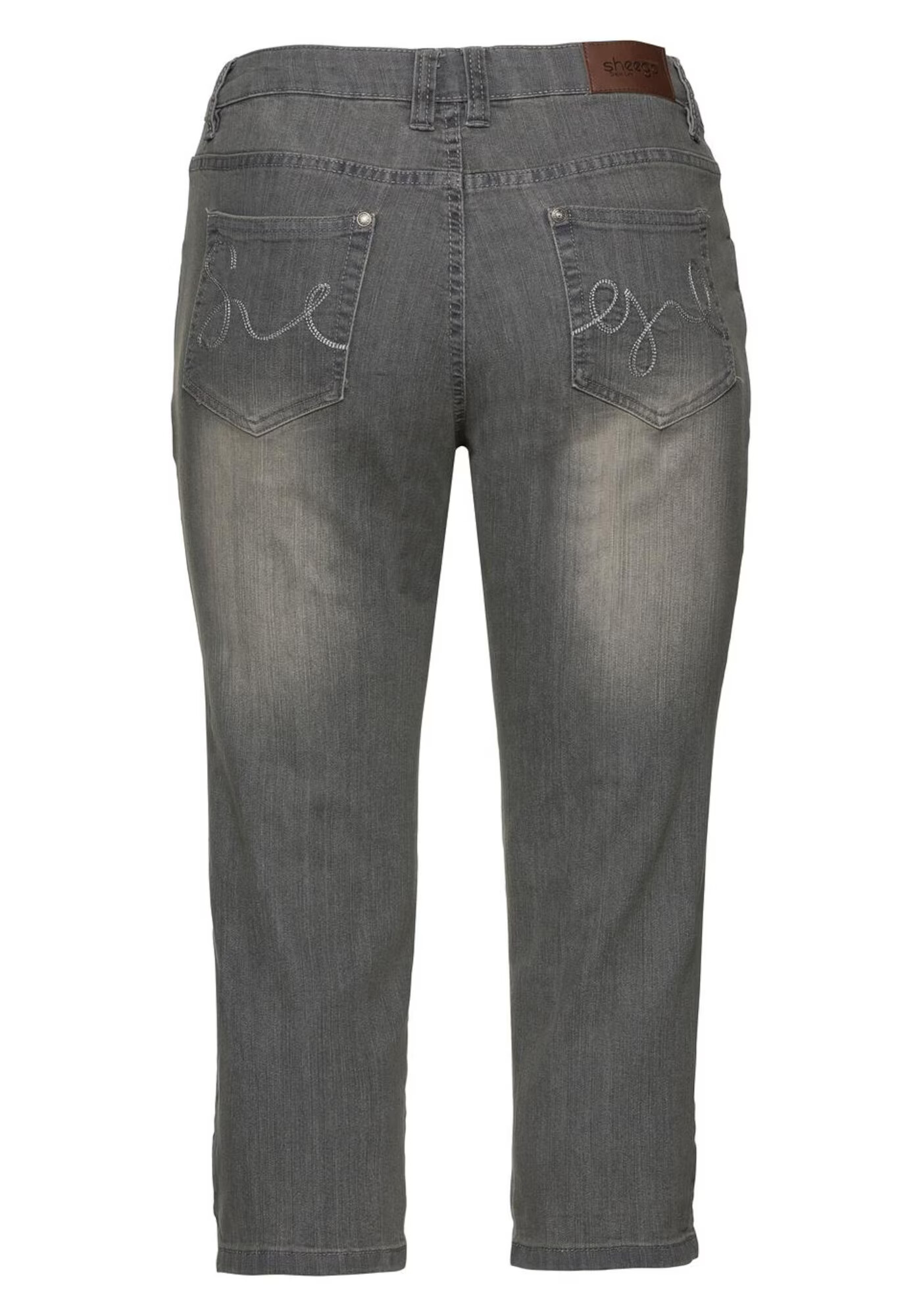 SHEEGO Jeans gri denim - Pled.ro