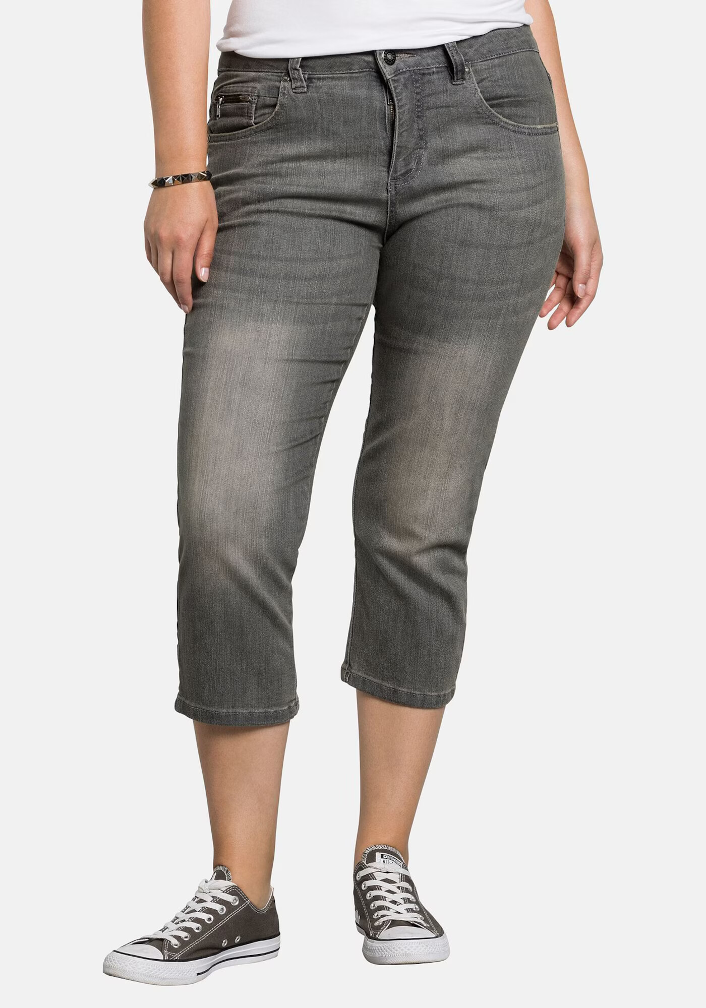 SHEEGO Jeans gri denim - Pled.ro