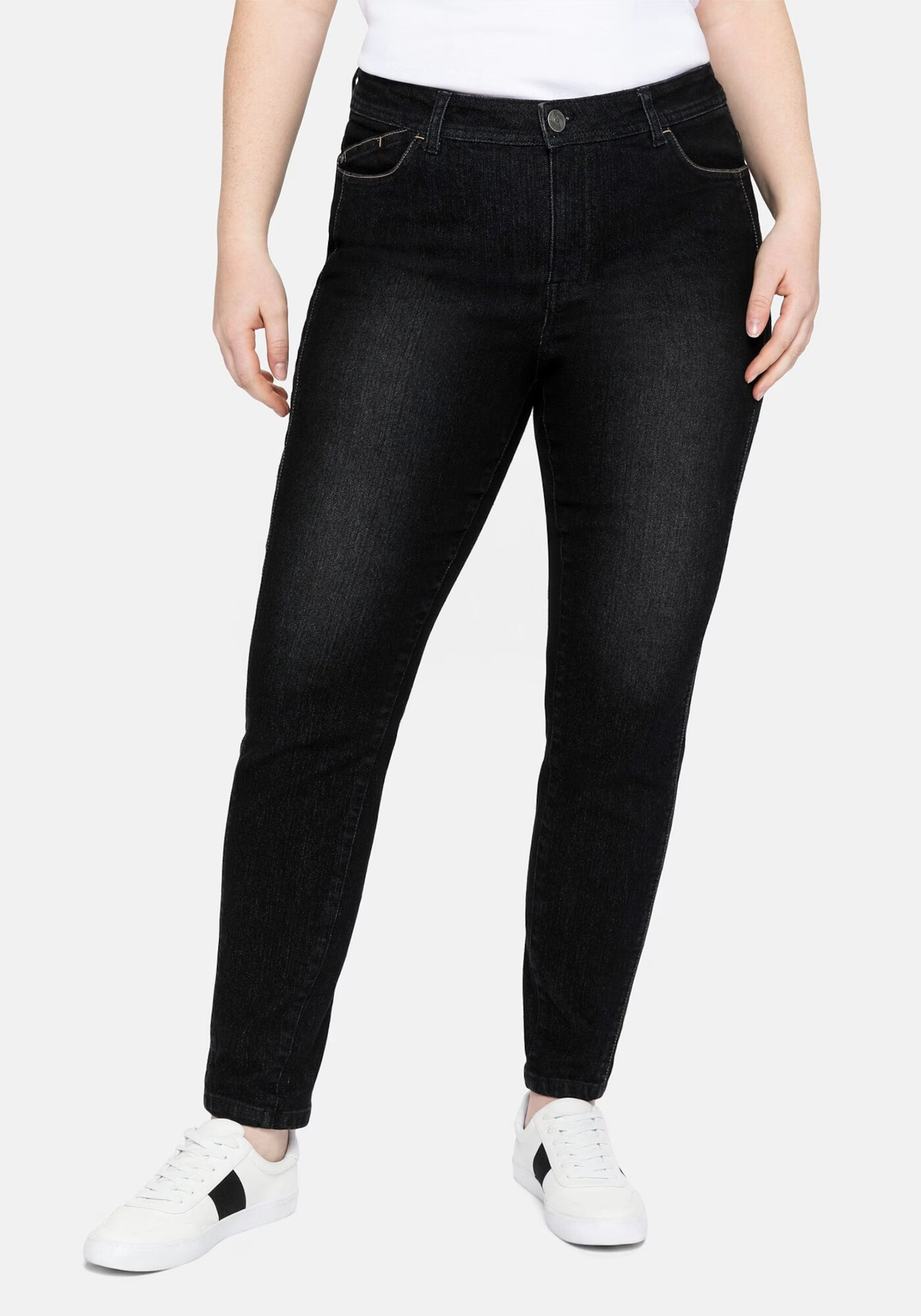 SHEEGO Jeans negru denim - Pled.ro