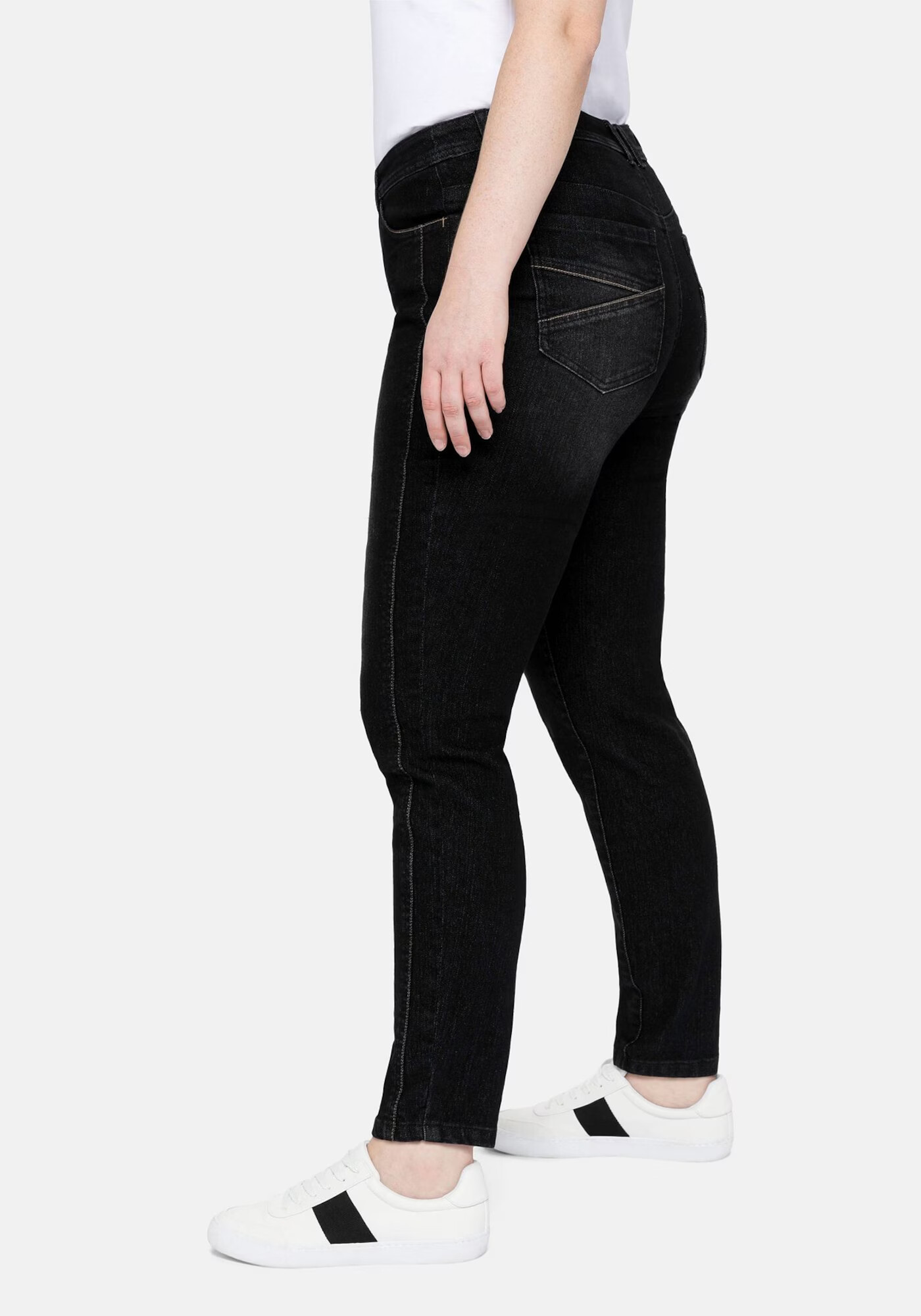 SHEEGO Jeans negru denim - Pled.ro