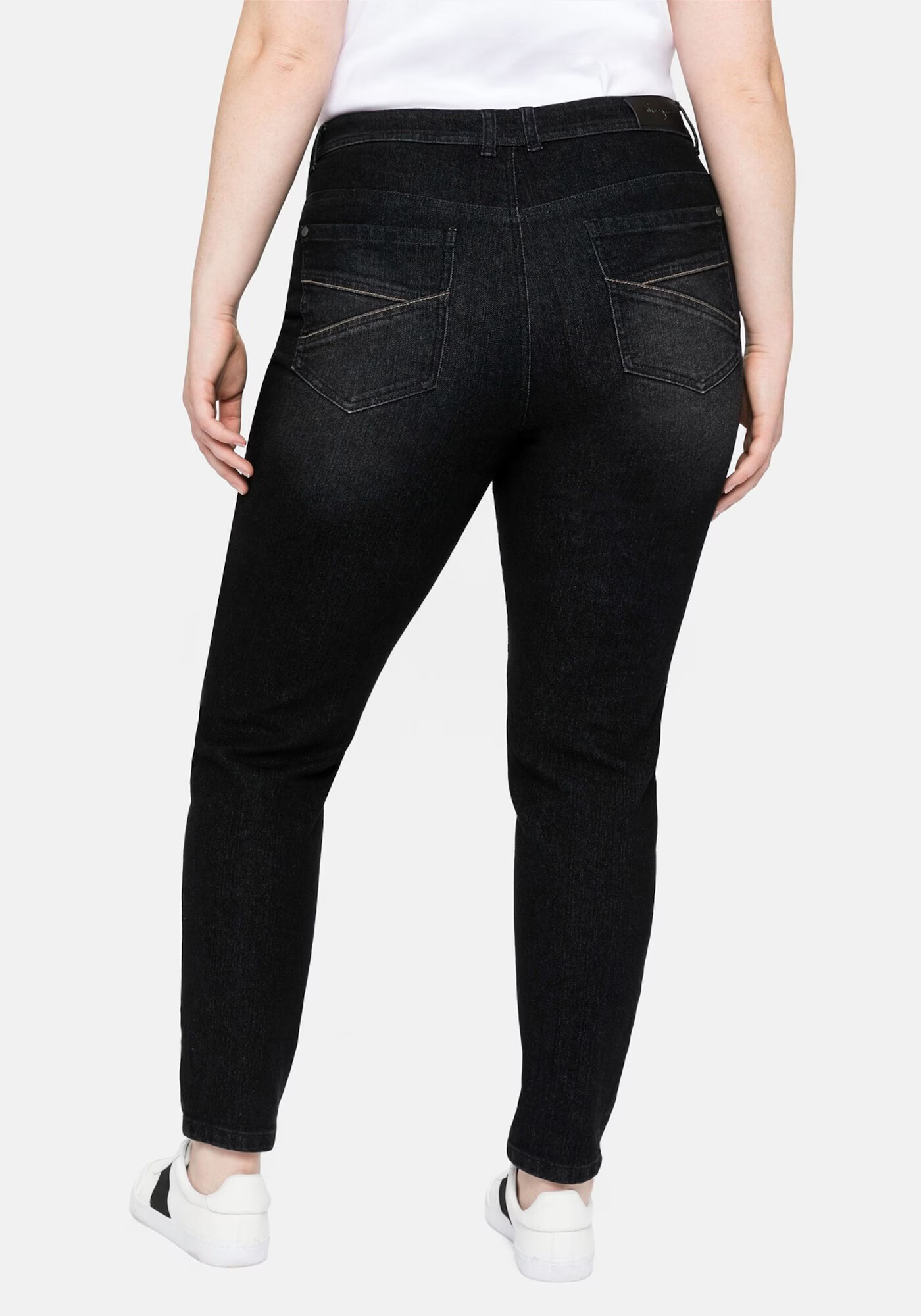 SHEEGO Jeans negru denim - Pled.ro