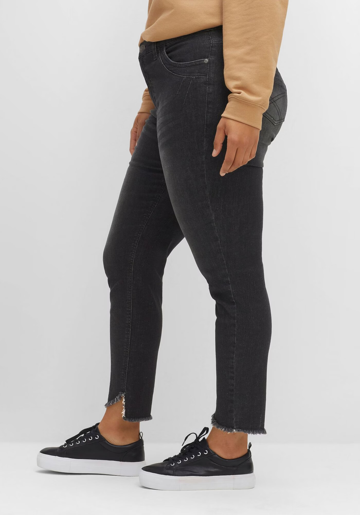 SHEEGO Jeans negru denim - Pled.ro