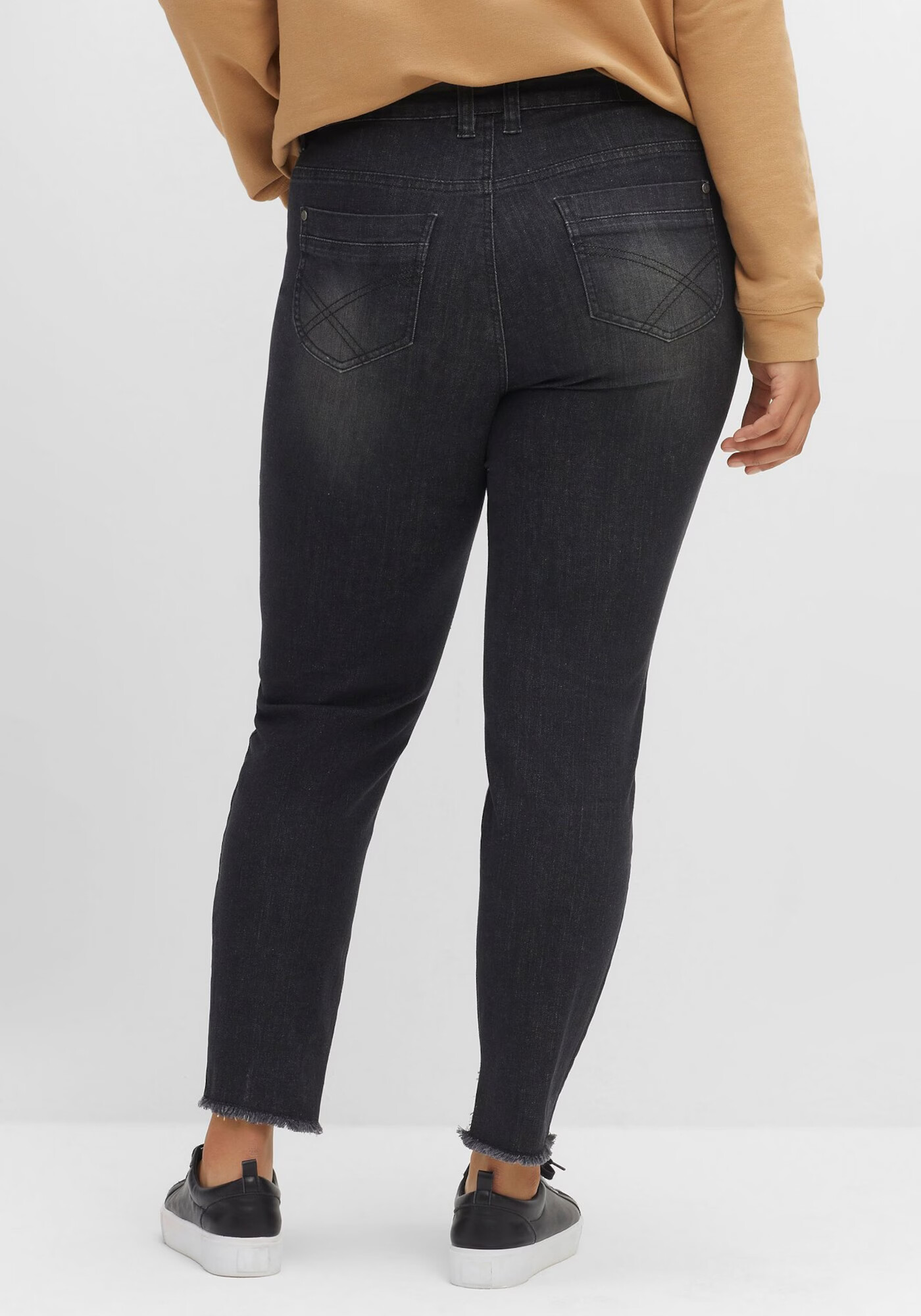 SHEEGO Jeans negru denim - Pled.ro