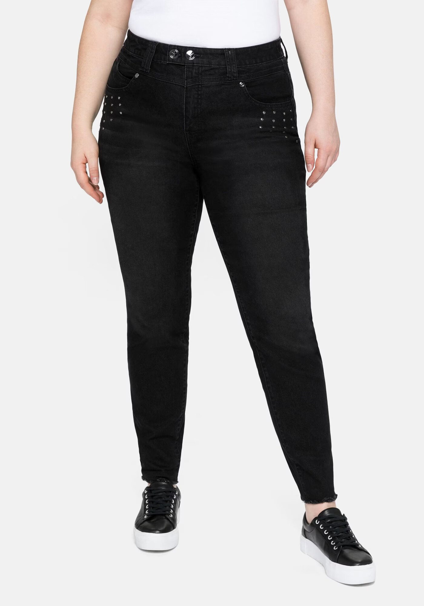 SHEEGO Jeans negru denim - Pled.ro